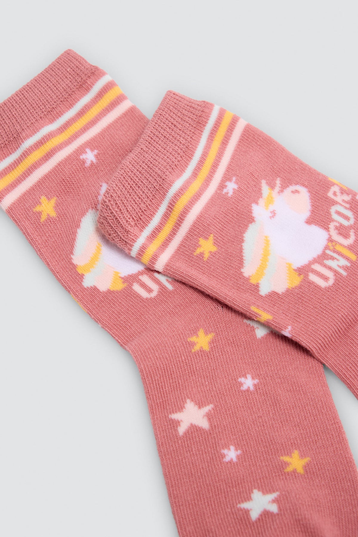 Pack 2 calzini bambina estampado unicornios