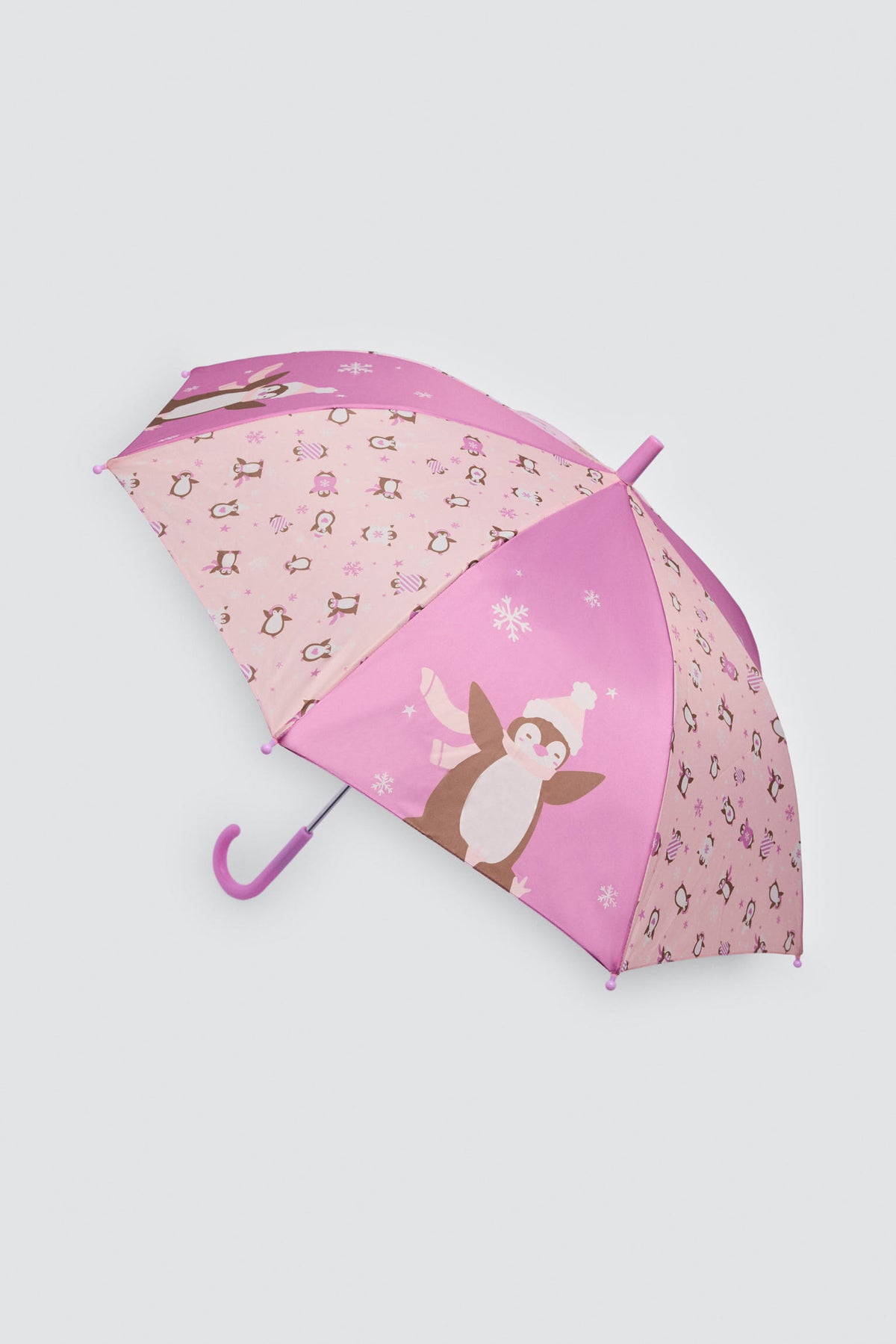 Paraguas bambina estampado pingüinos