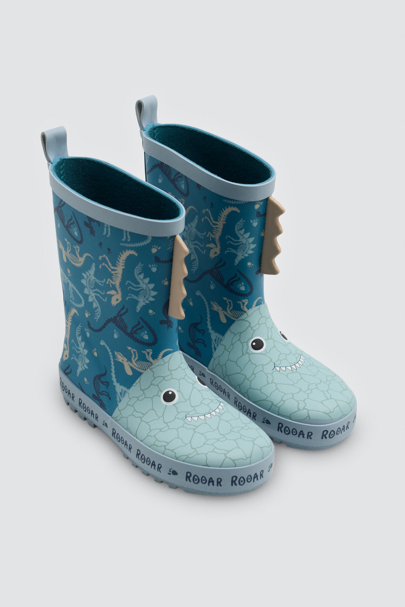 Botas de agua bambino detalles 3D estampado monstruos