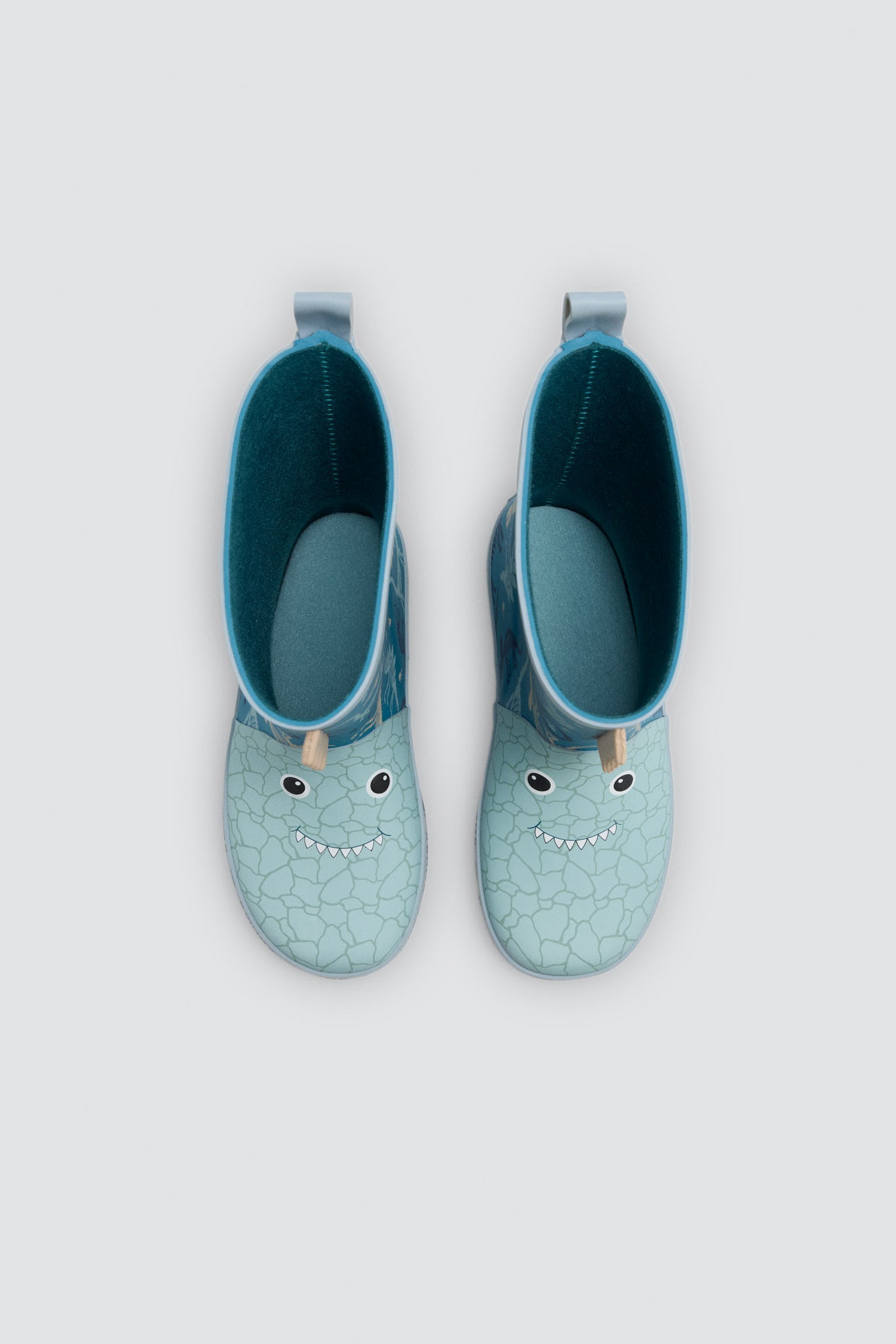 Botas de agua bambino detalles 3D estampado monstruos