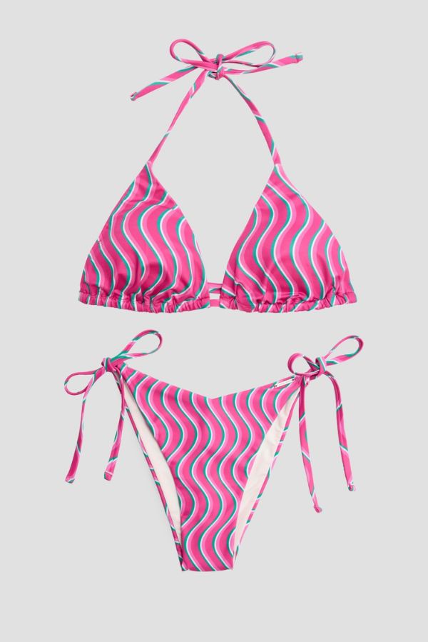 Bikini con stampa a onde @maddalena.sarti