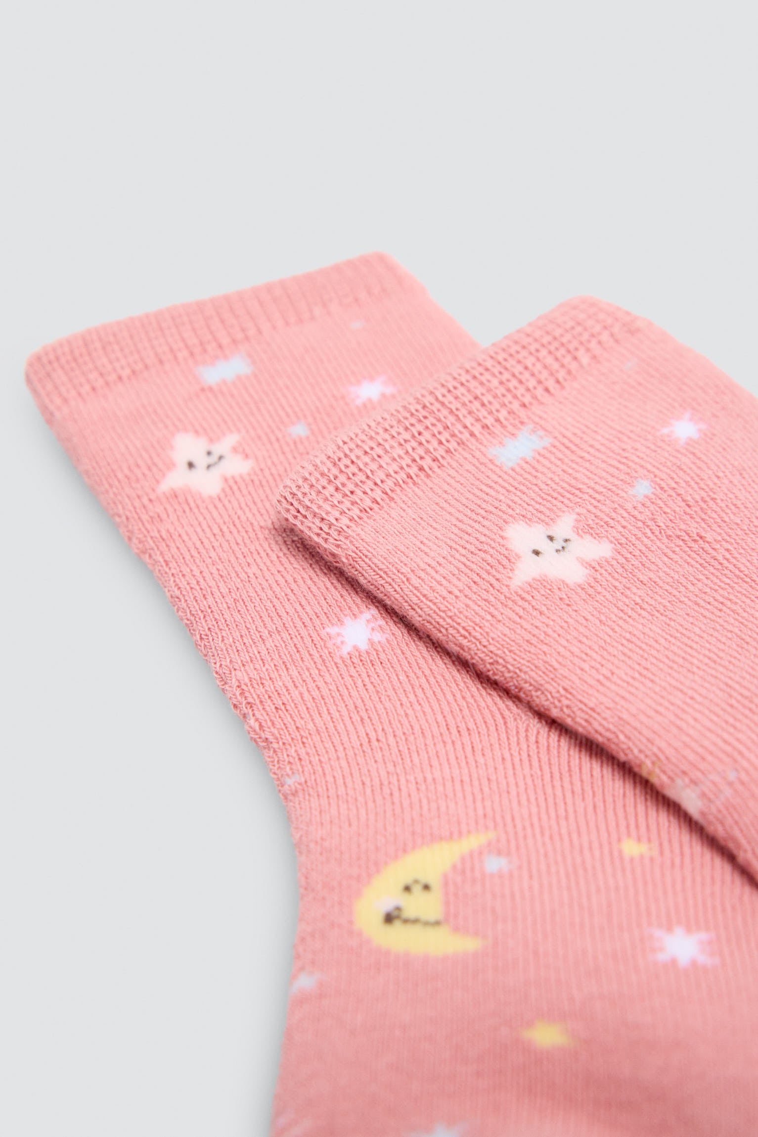 Pack 4 calzini neonato termici estampado lunas y estrellas