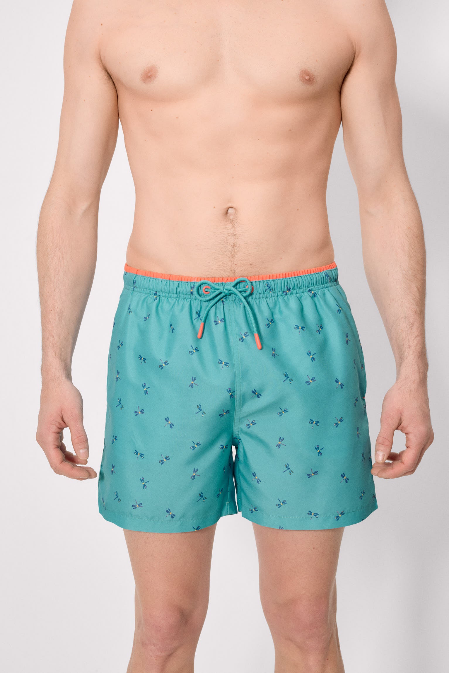 Bañador medio estampado libélulas - Ysabel Mora