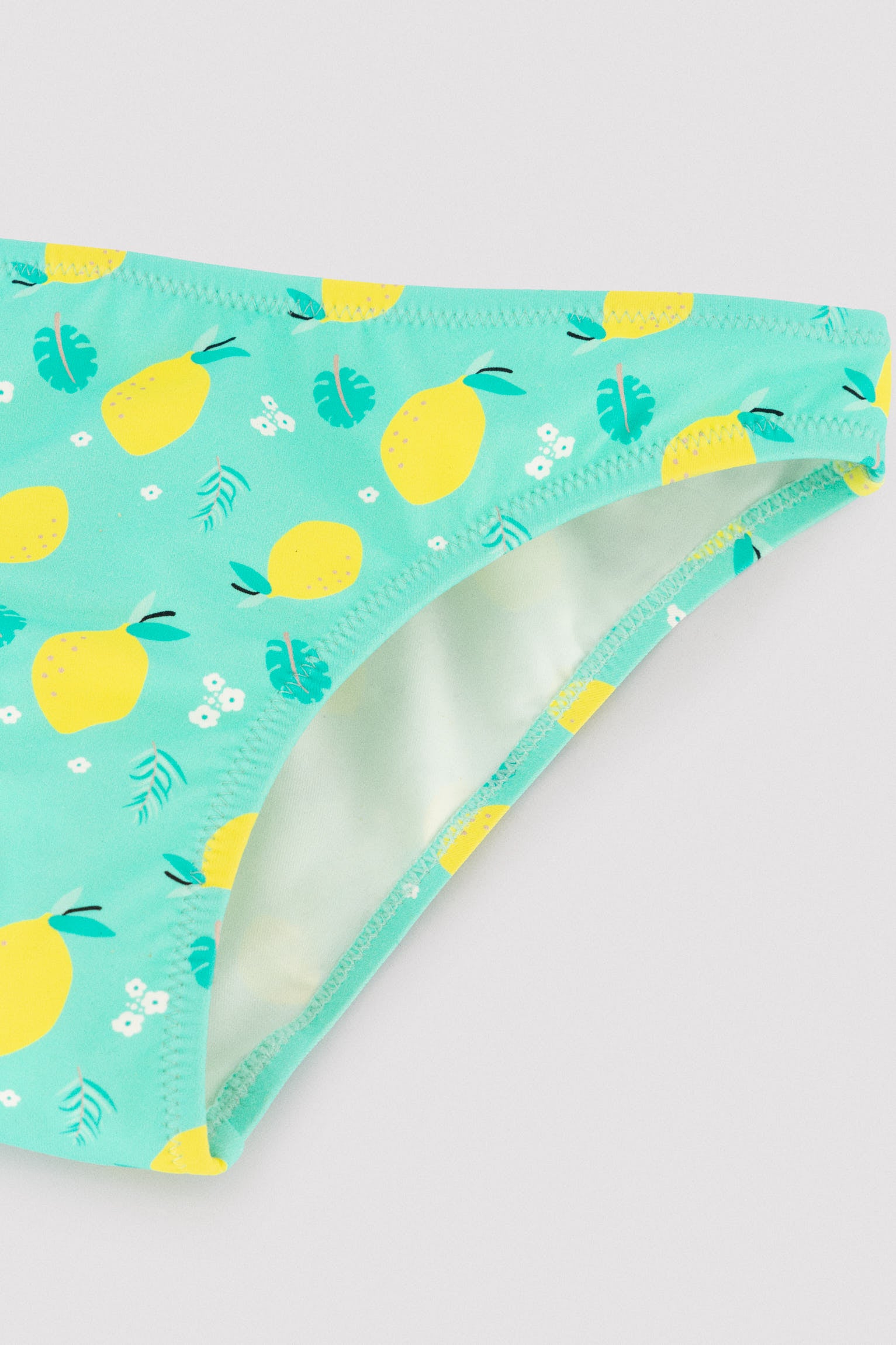 Slip da bambina con stampa di limoni