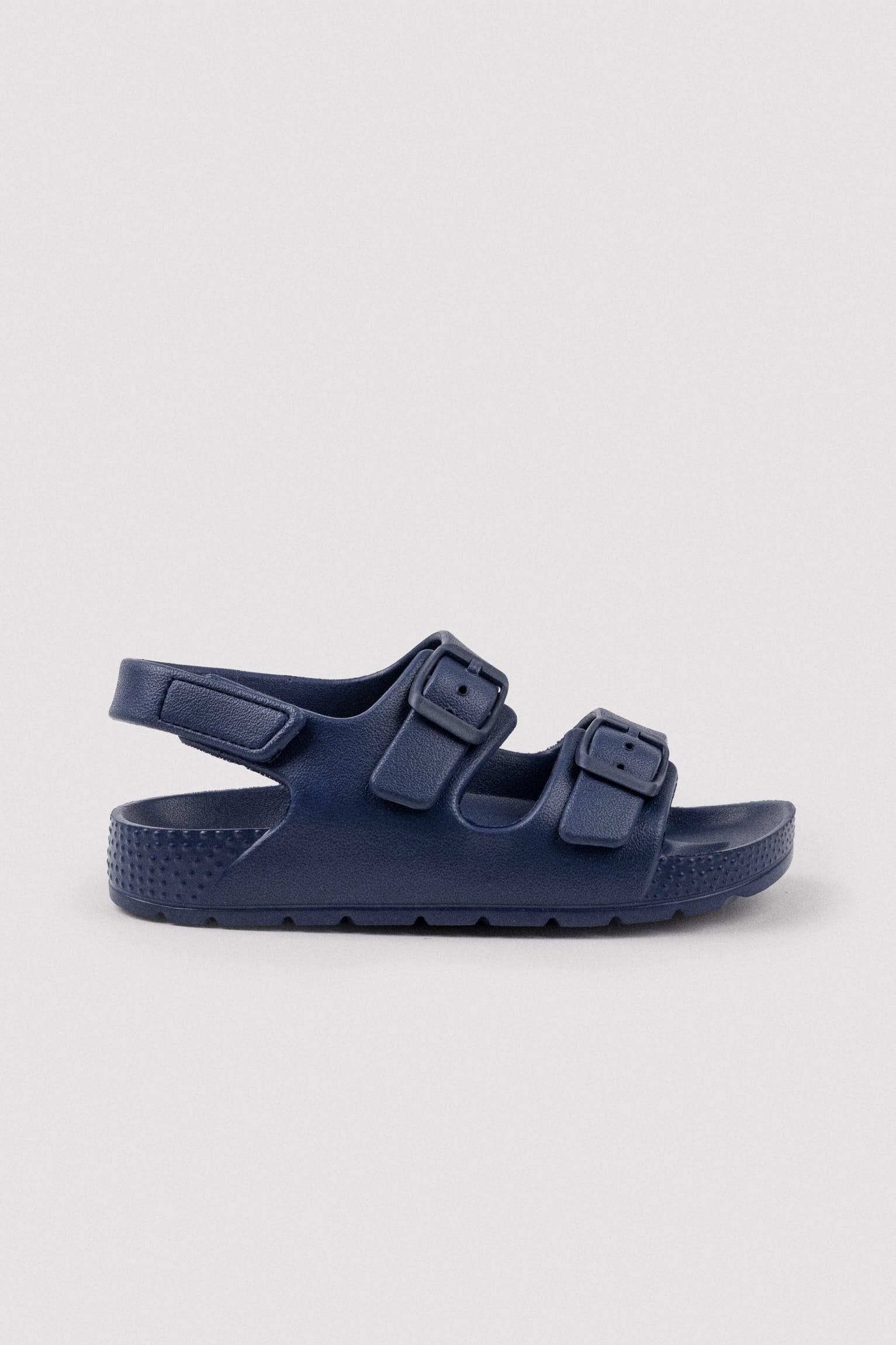 Infradito per bambini con fibbie regolabili e velcro blu navy