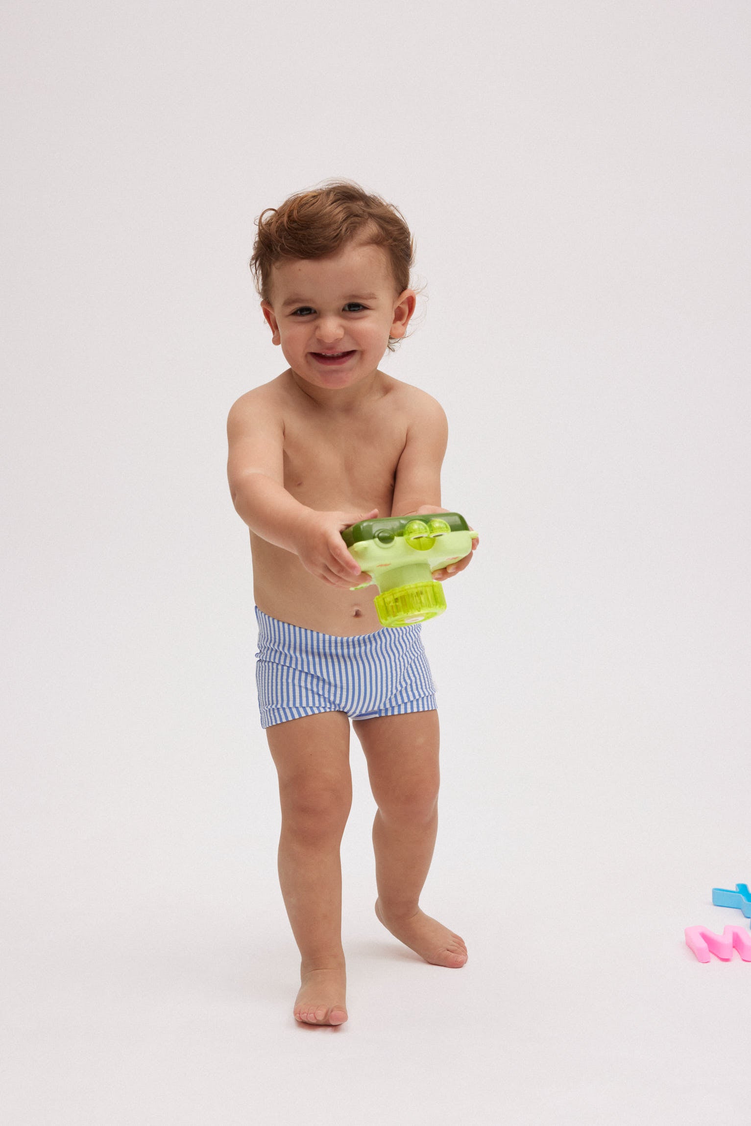Costume Da Bagno Boxer Bambino - Stampato Per Spiaggia E Piscina - Foto 8