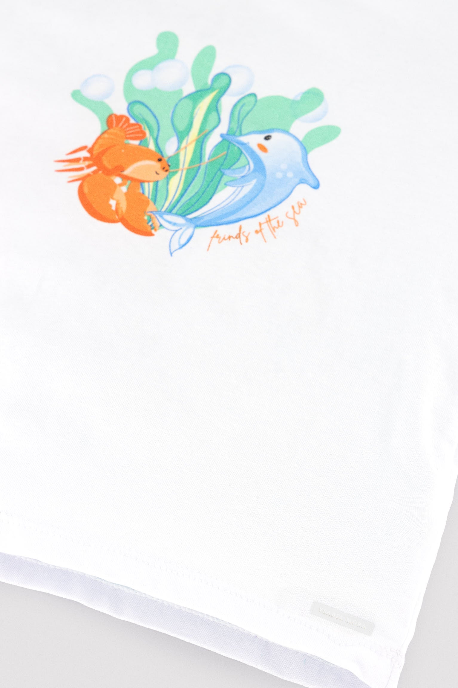 Set per neonato: maglietta e boxer con stampa di animali marini