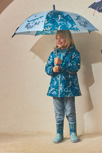 Botas de agua bambino detalles 3D estampado monstruos