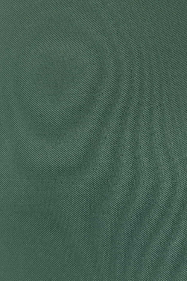 slip bikini midi in micropiqué stampato verde bottiglia