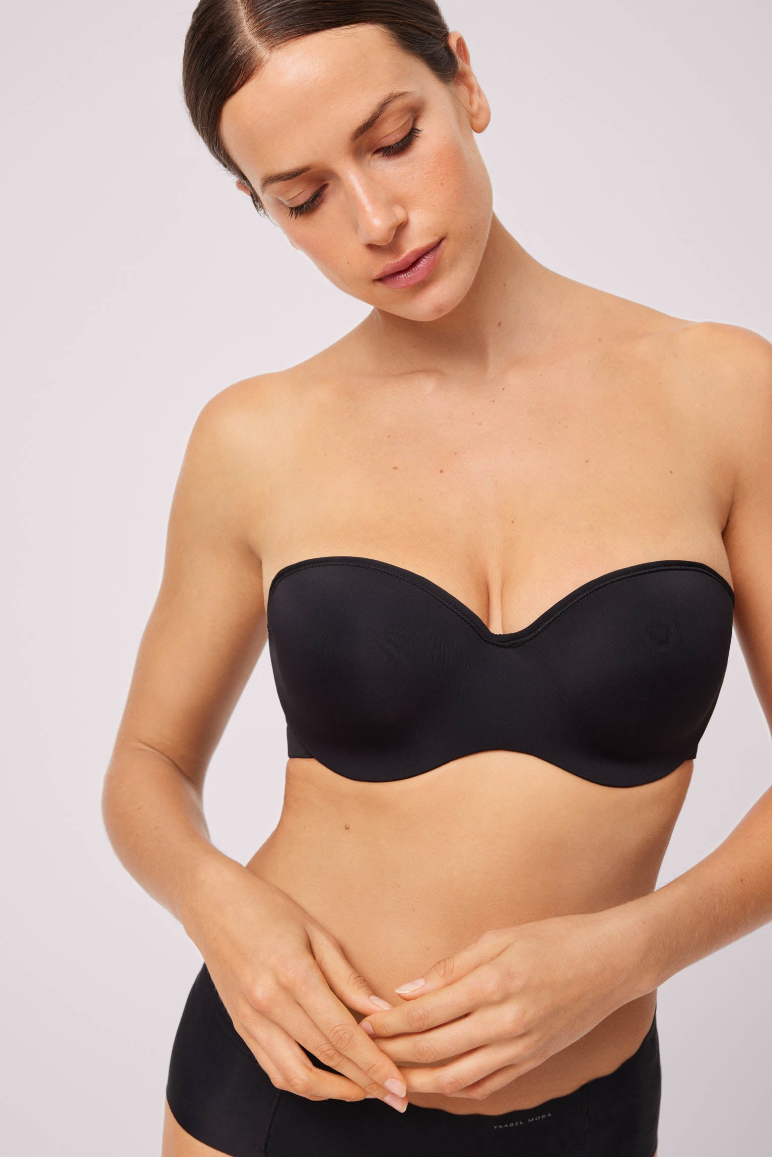 10123-1-bandeau-sujetador-multiposicion-ysabel-mora - Negro