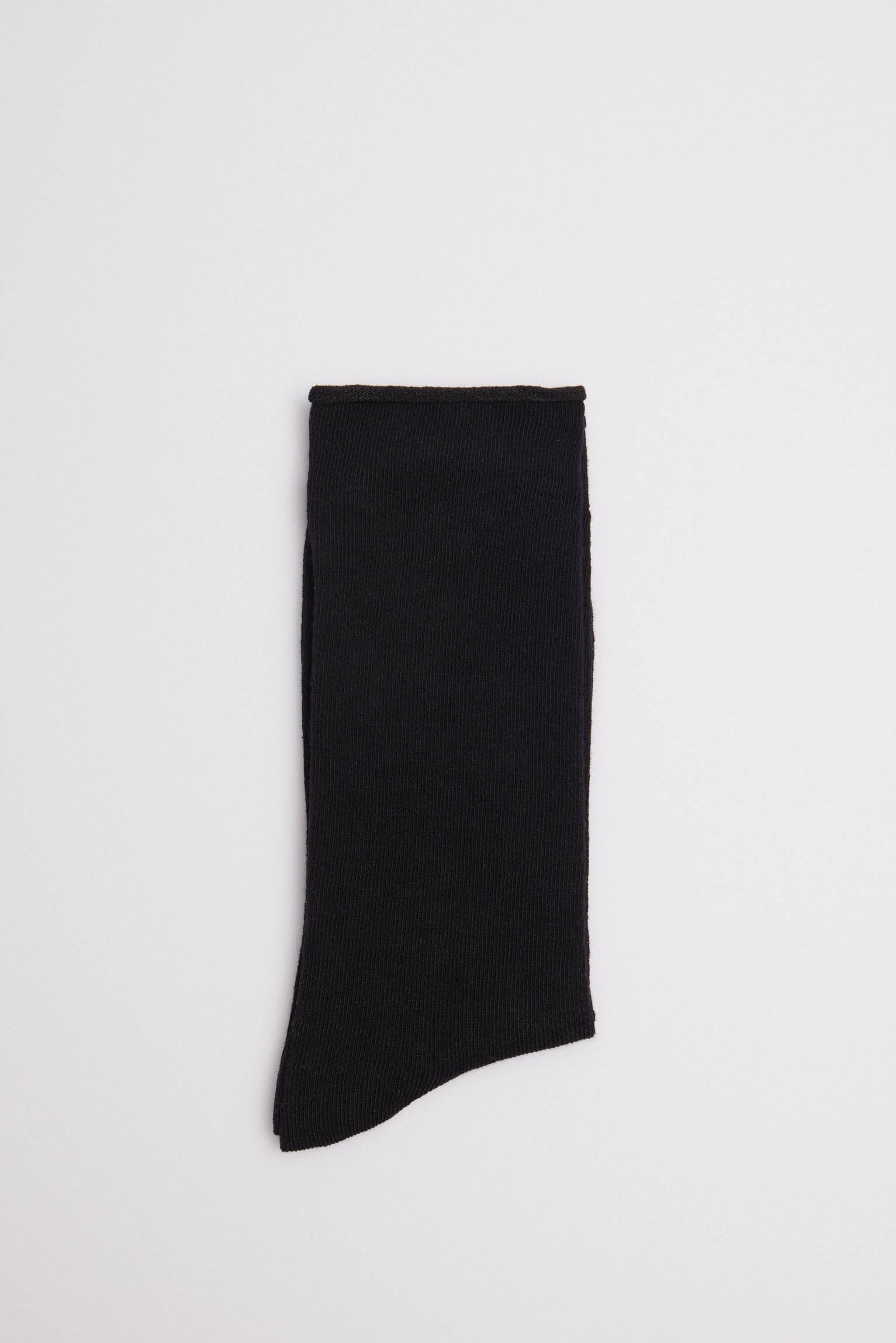12726 1 calcetin mujer sin puño - Negro
