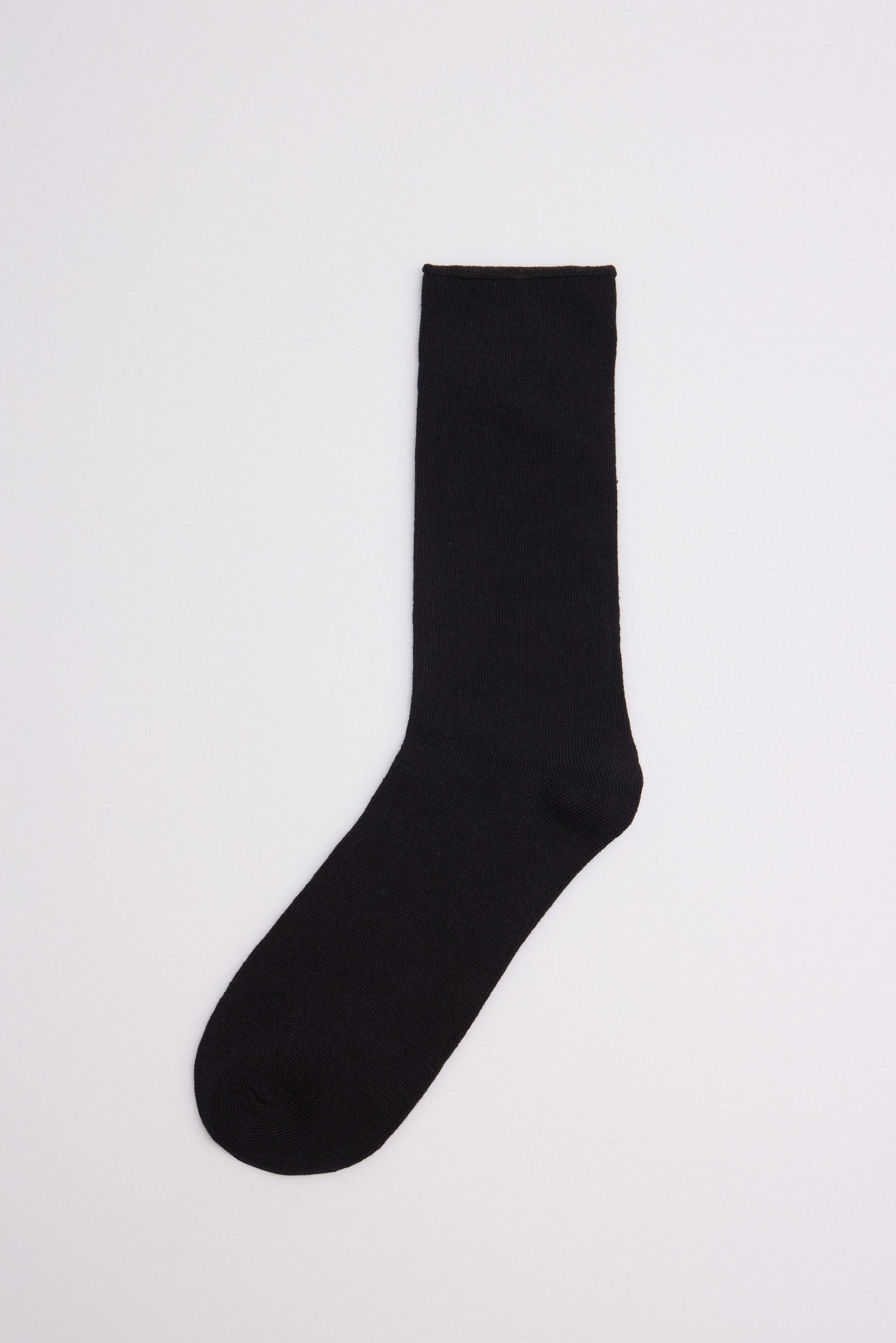 12726 3 calcetin mujer sin puño - Negro