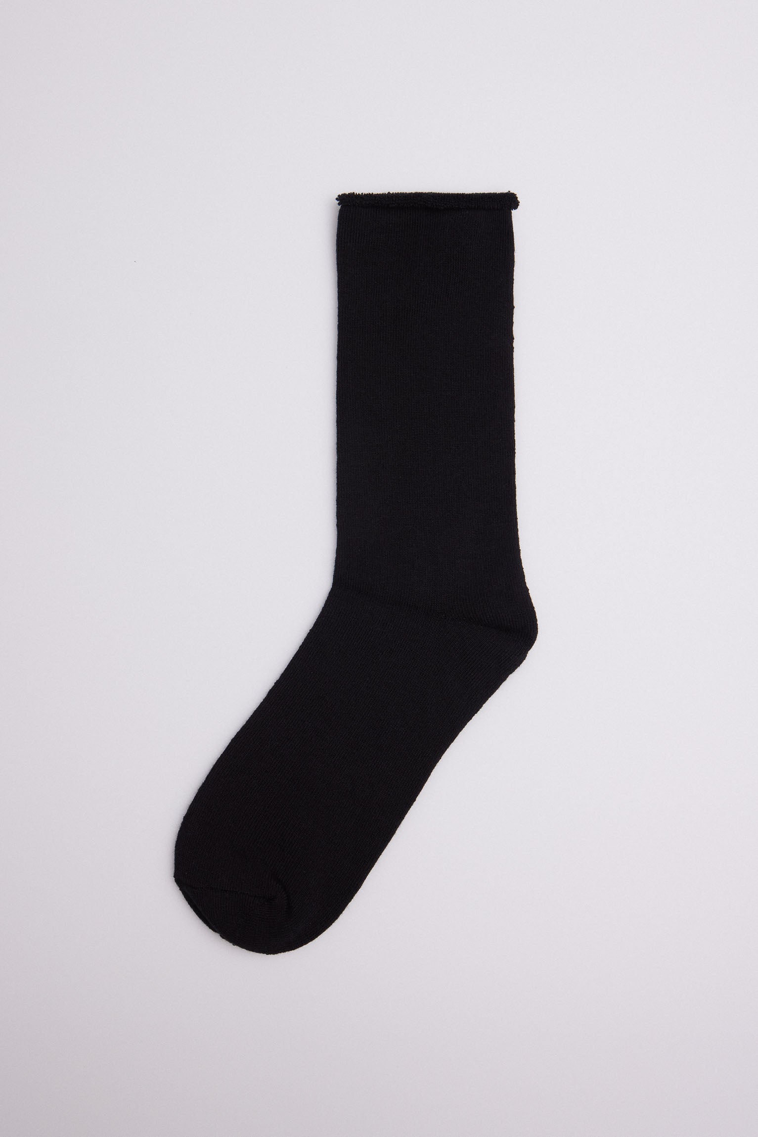 12766 2 calcetin termico sin puño - Negro