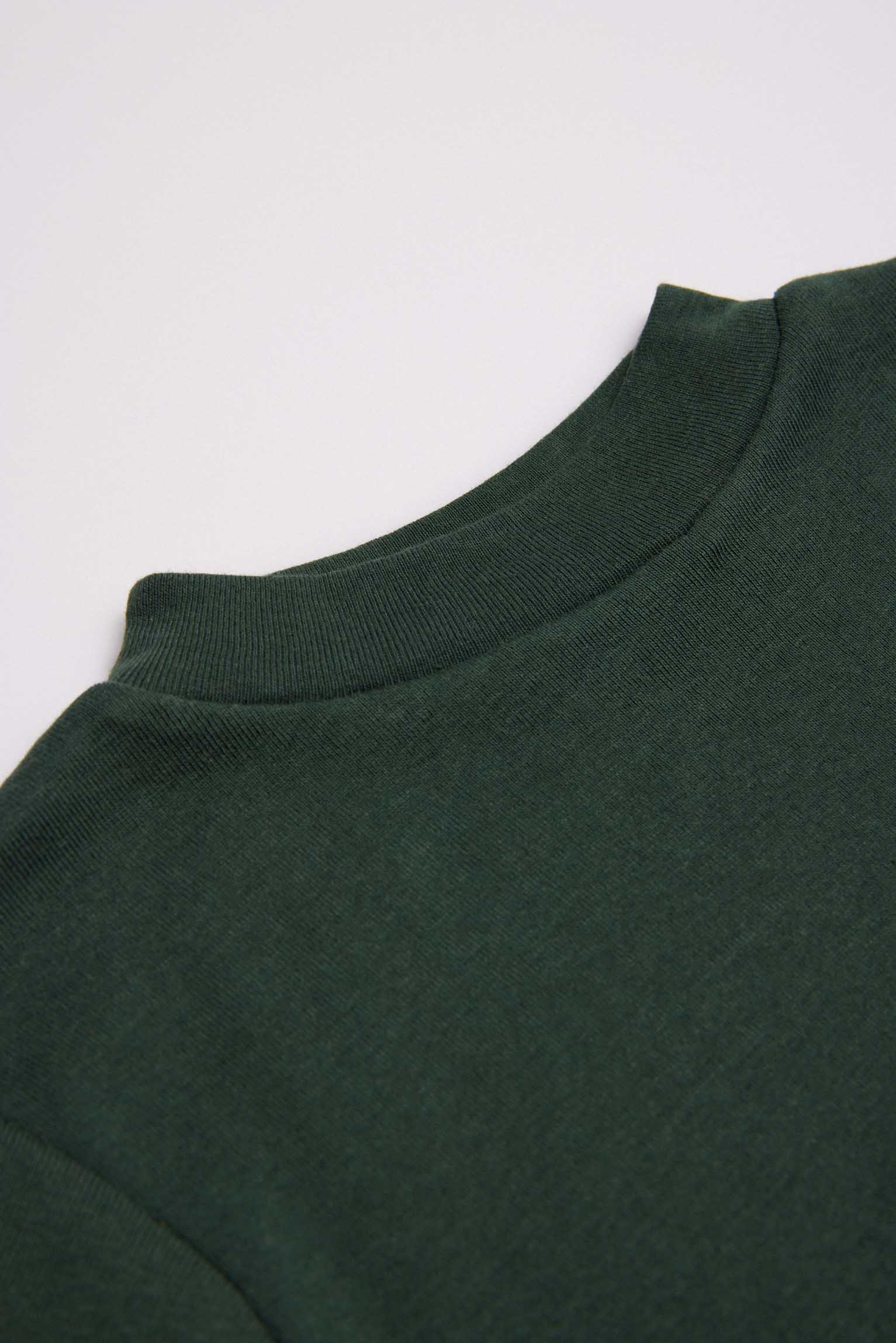 18308 2 camiseta interior manga larga niño - Verde botella