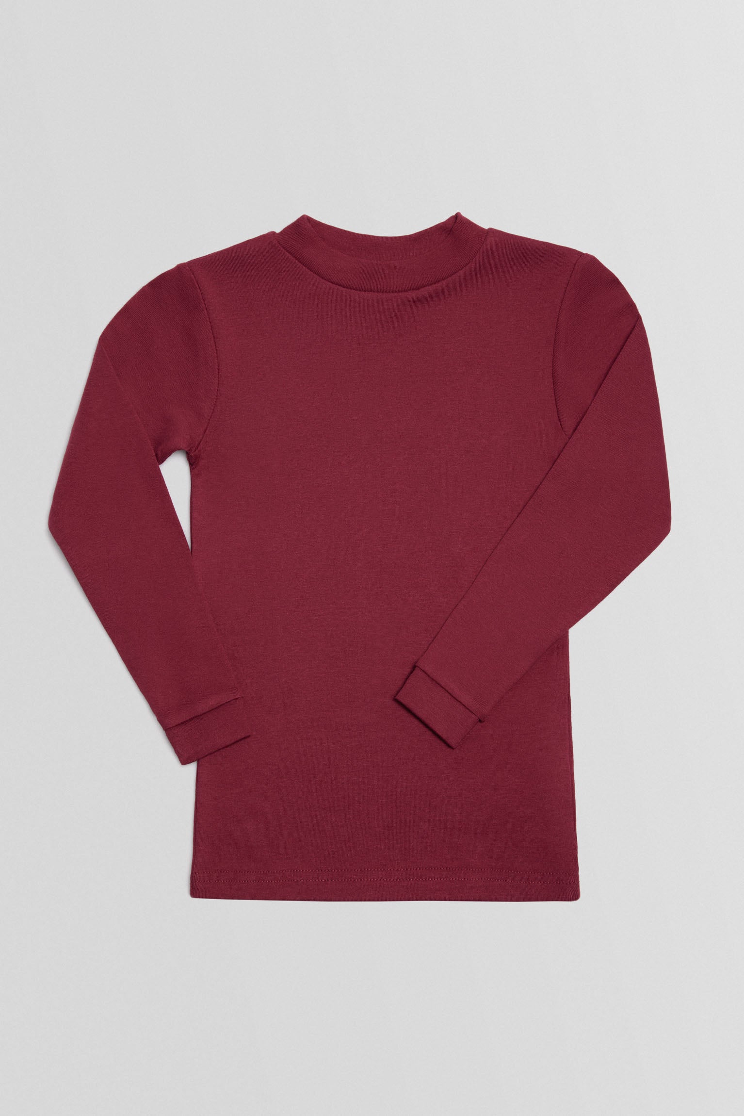 18308 camiseta interior manga larga niño - Granate