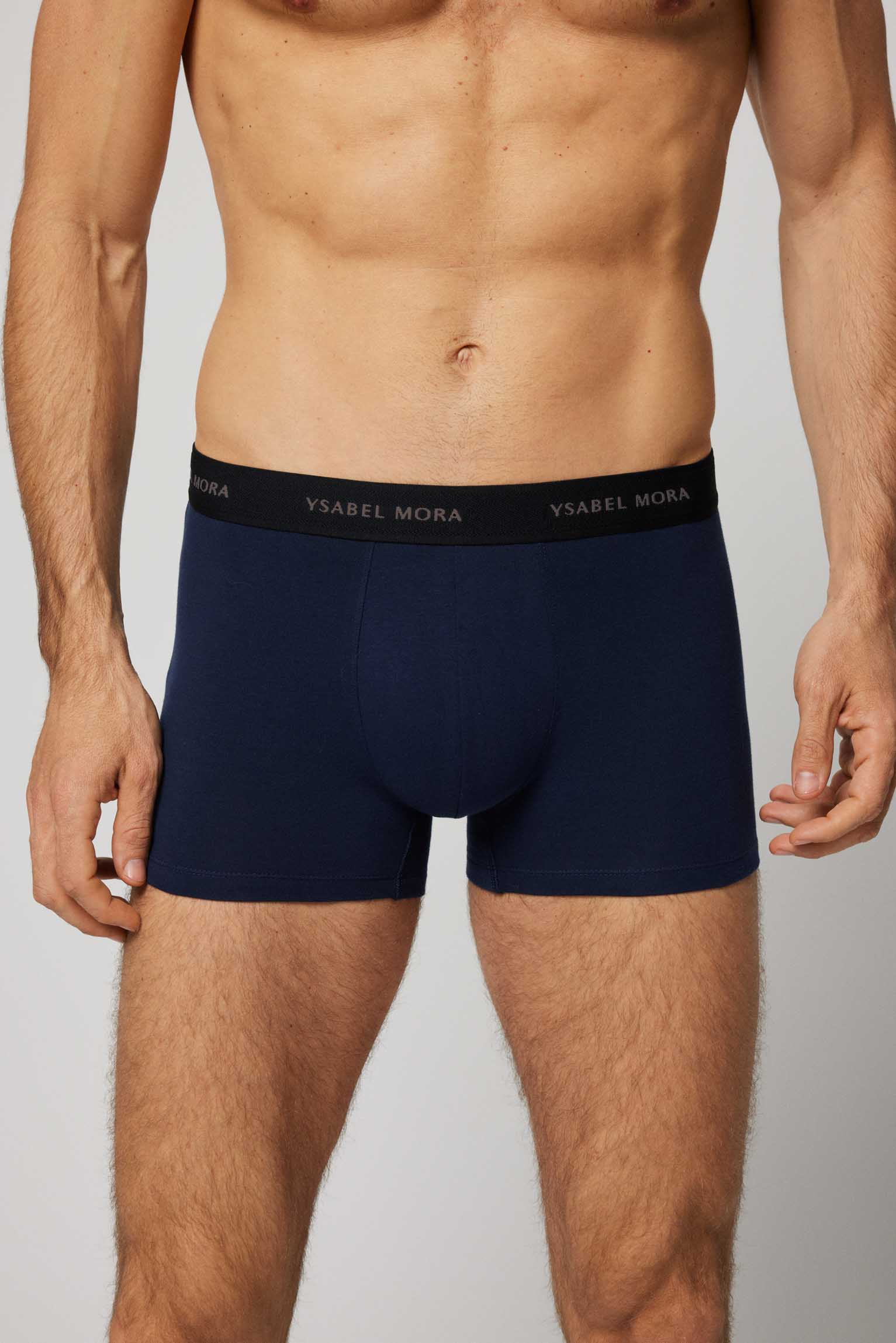 20158-2-calzoncillos-basicos-hombre-lisos-pack-3-ysabel-mora - Multicolor