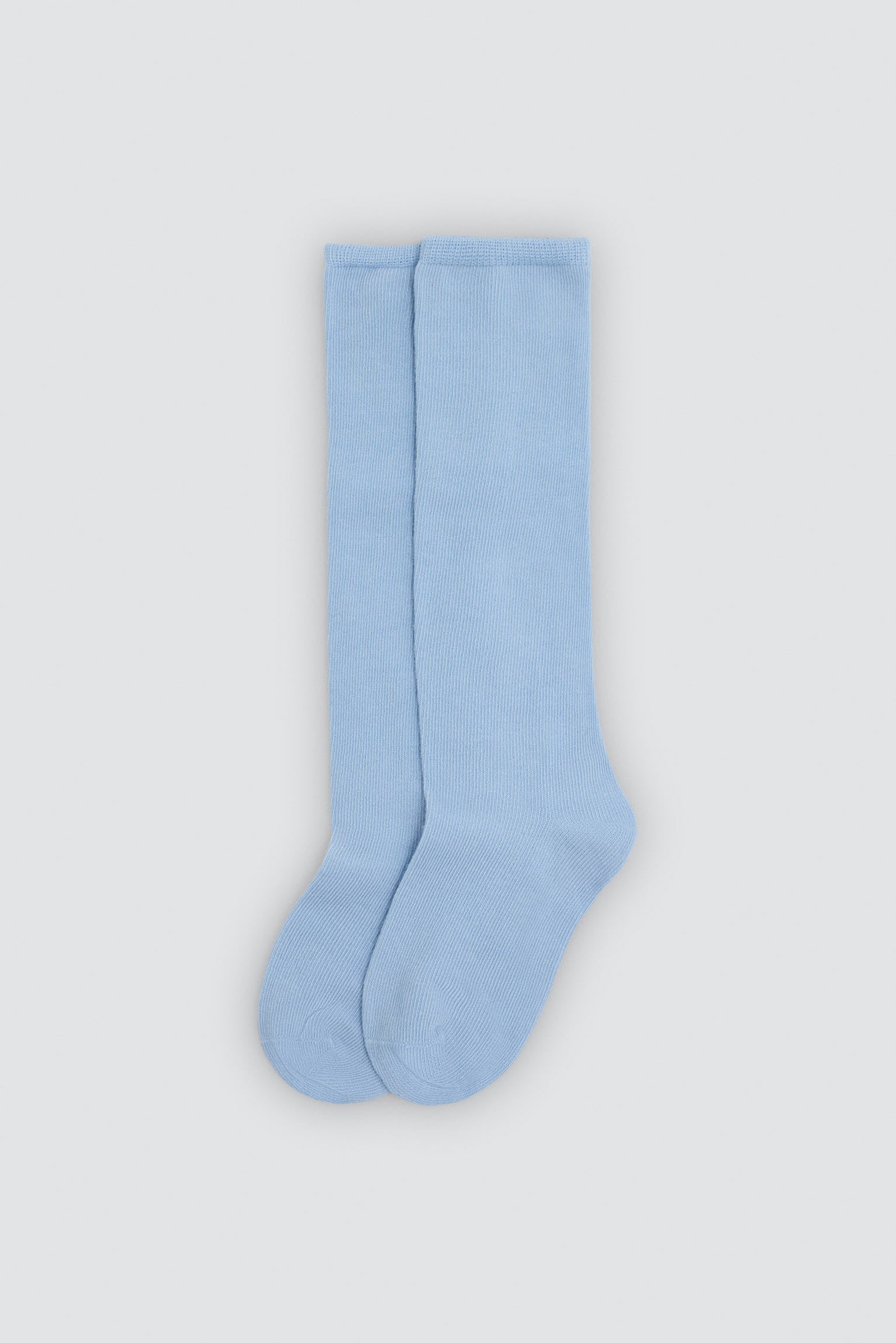 Calcetín bambino básico largo azul