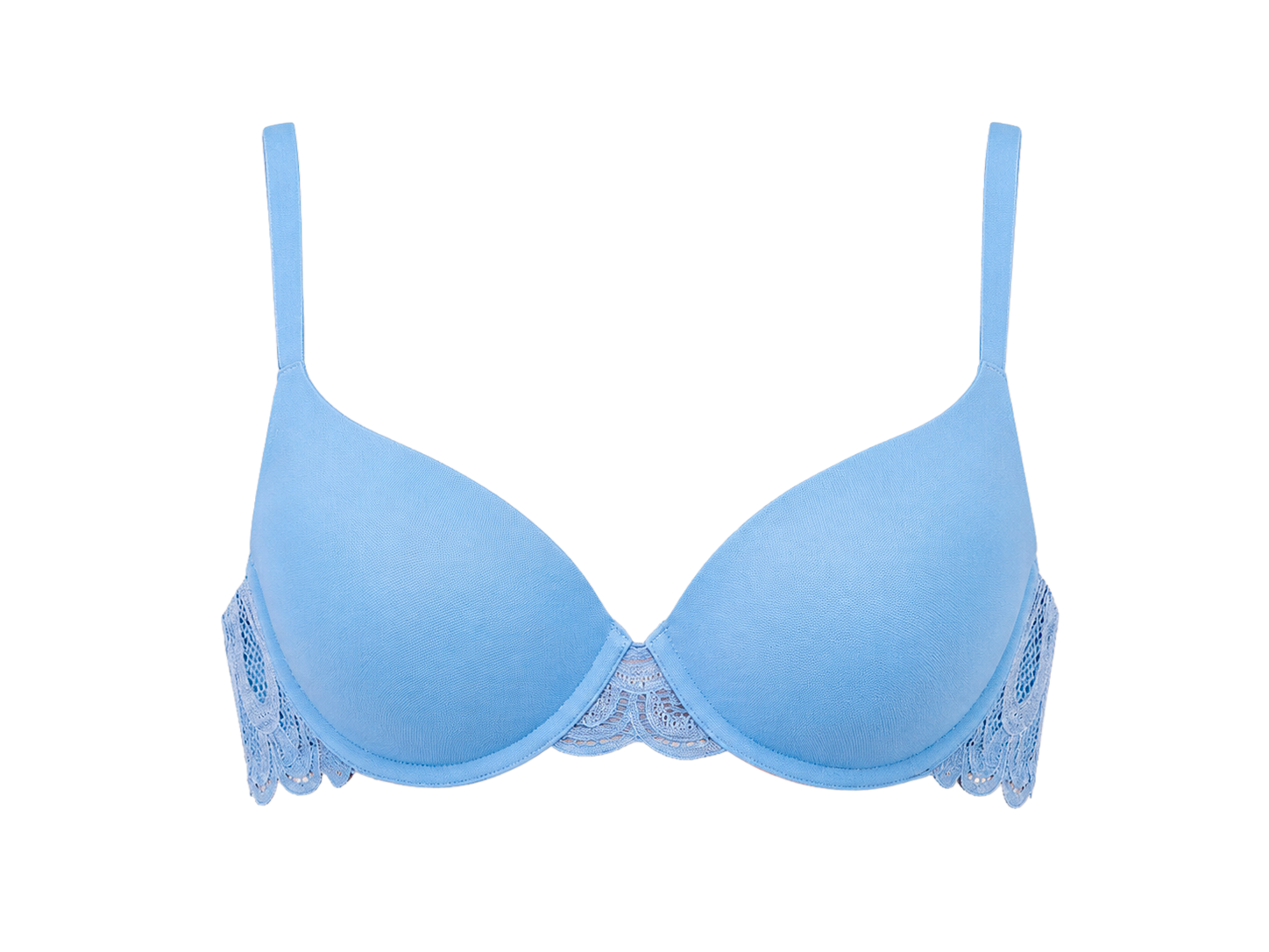 Conjunto push-up encaje azul @nicole_micolii