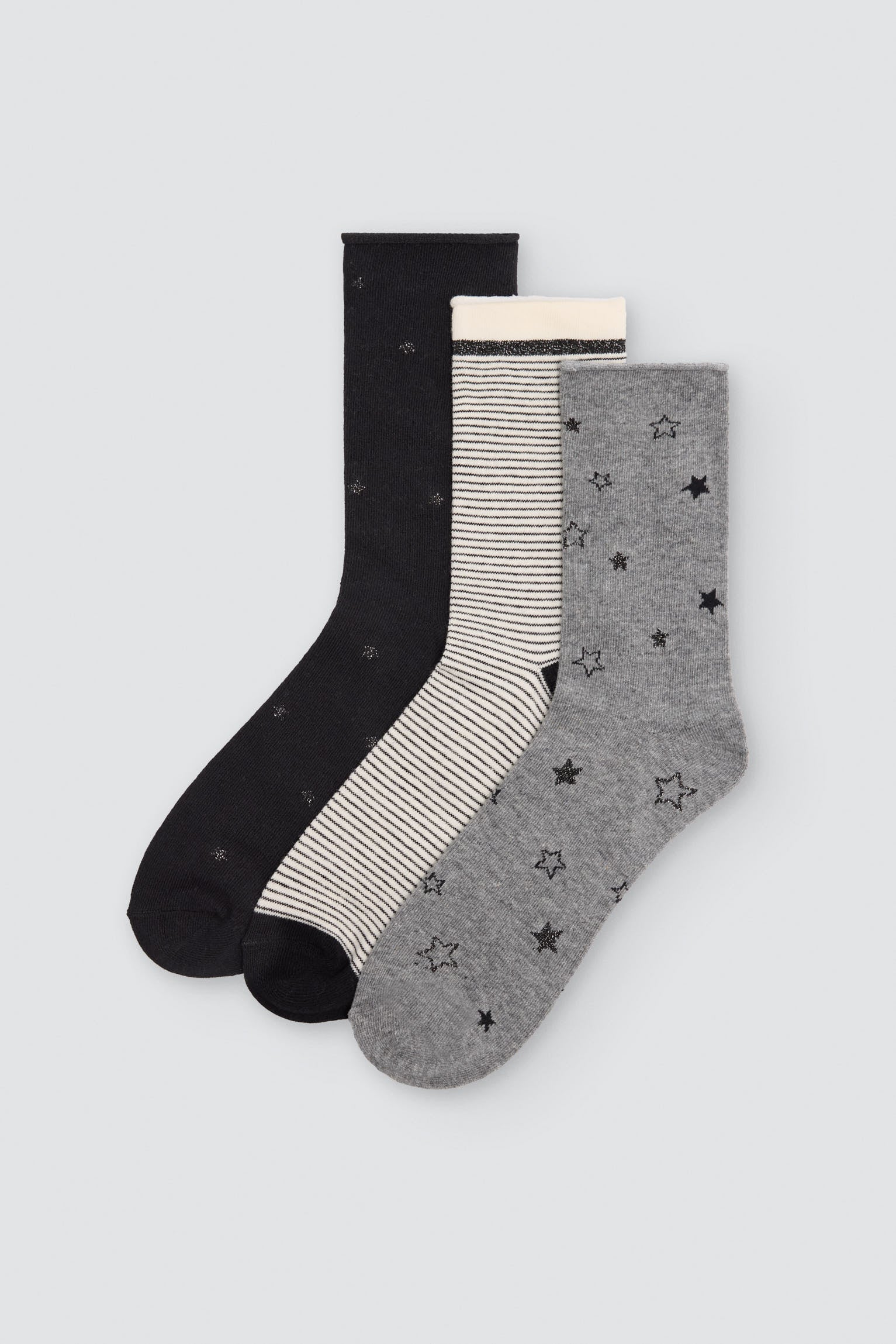 12107-pack-de-3-calcetines-mujer-sin-puno-negro-y-gris