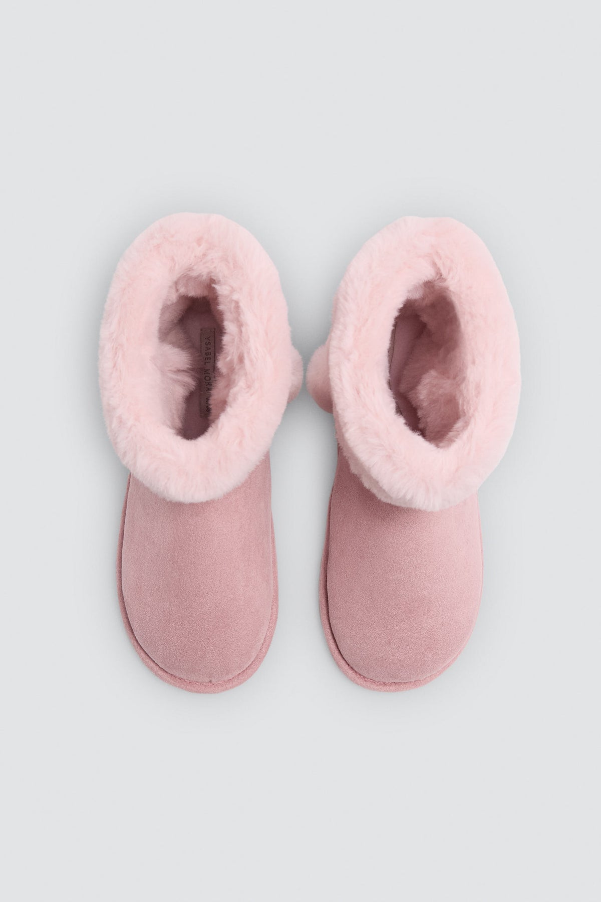 14189-ROSA-zapatillas-de-casa-mujer-cerradas-con-pelo-rosas