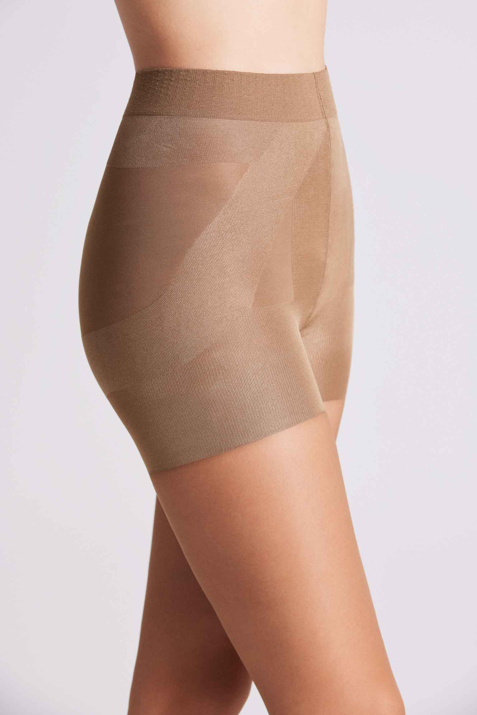 16505 2 panty reductor 20 den - Marrón
