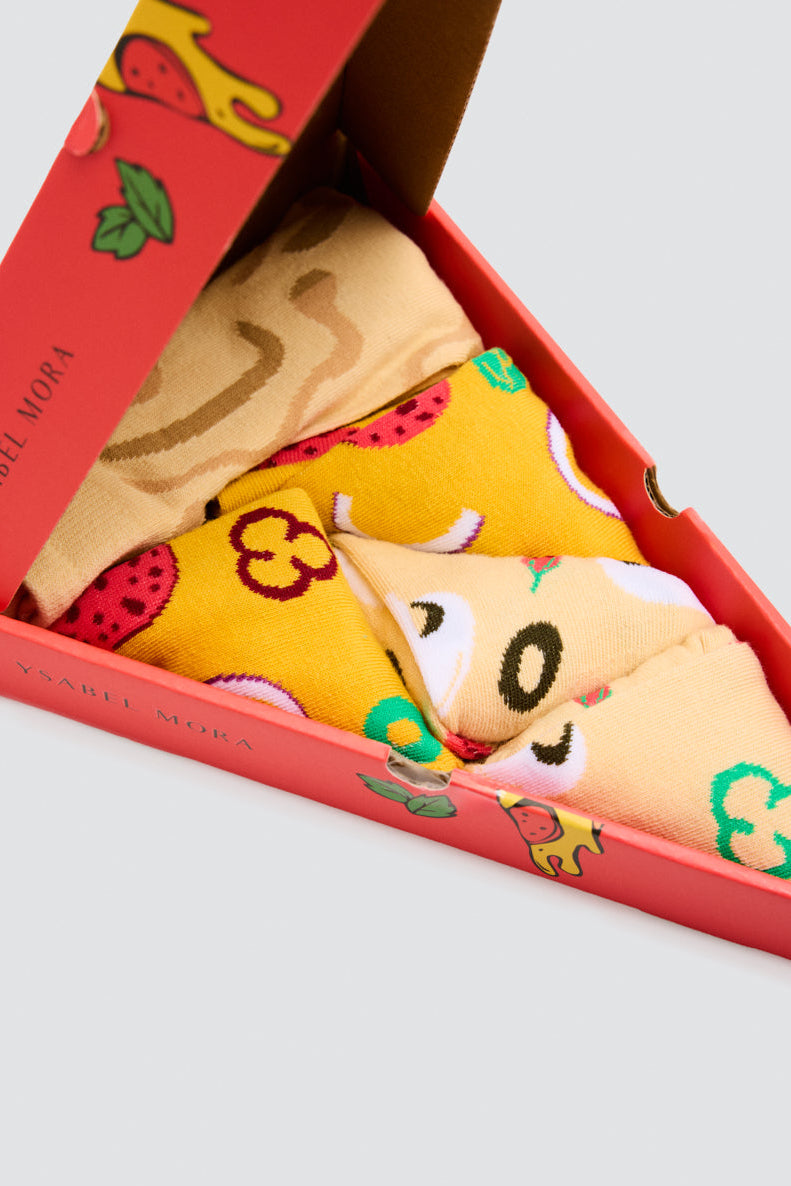 Pack regalo calzini pizza