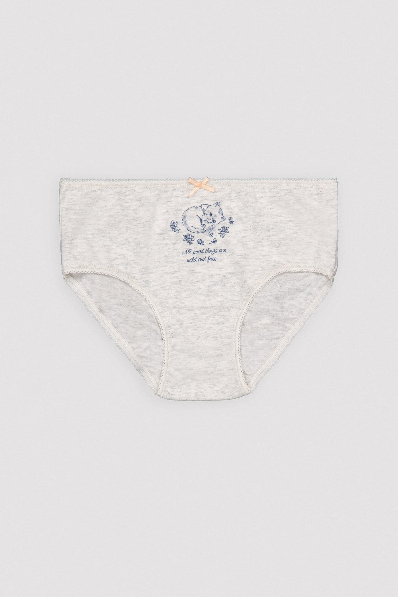 Pack de 2 bragas infantiles estampadas gato - Ysabel Mora