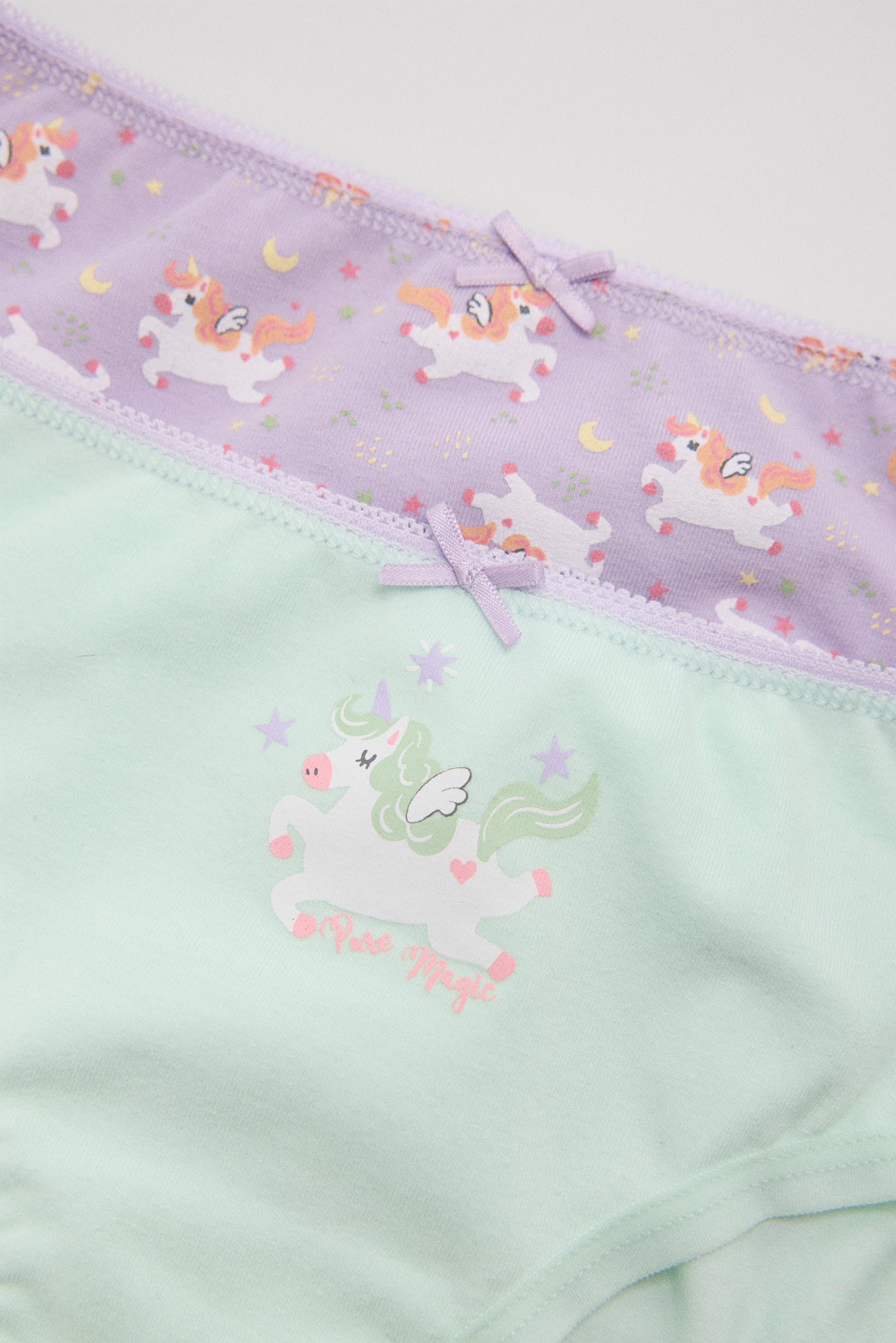 Pack de 2 bragas infantiles estampado unicornios - Ysabel Mora