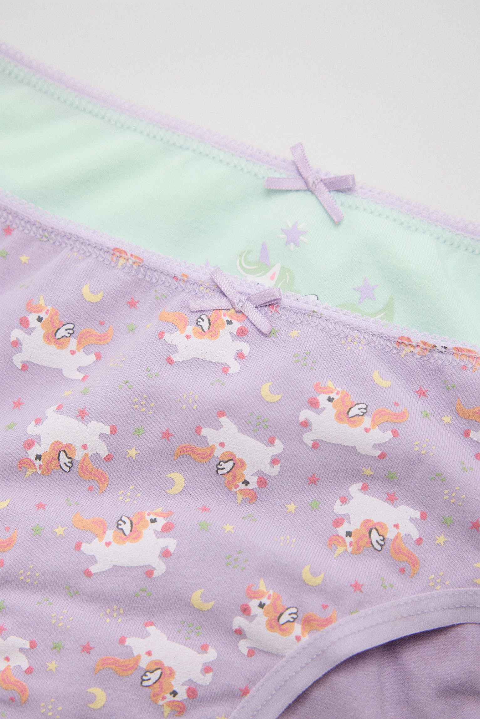 Pack de 2 bragas infantiles estampado unicornios - Ysabel Mora