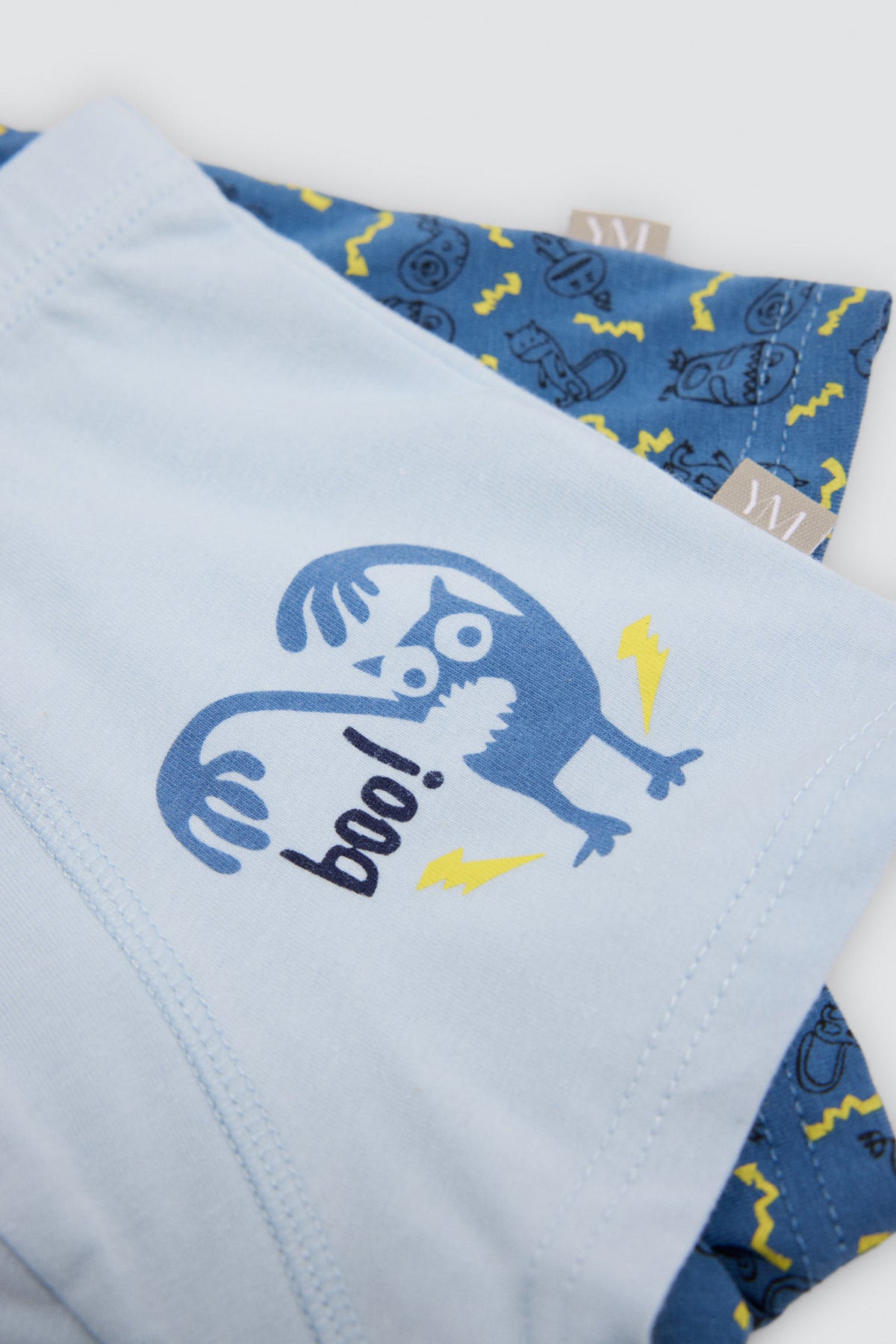 Pack 2 bóxers de niño algodón estampado monstruos - Ysabel Mora