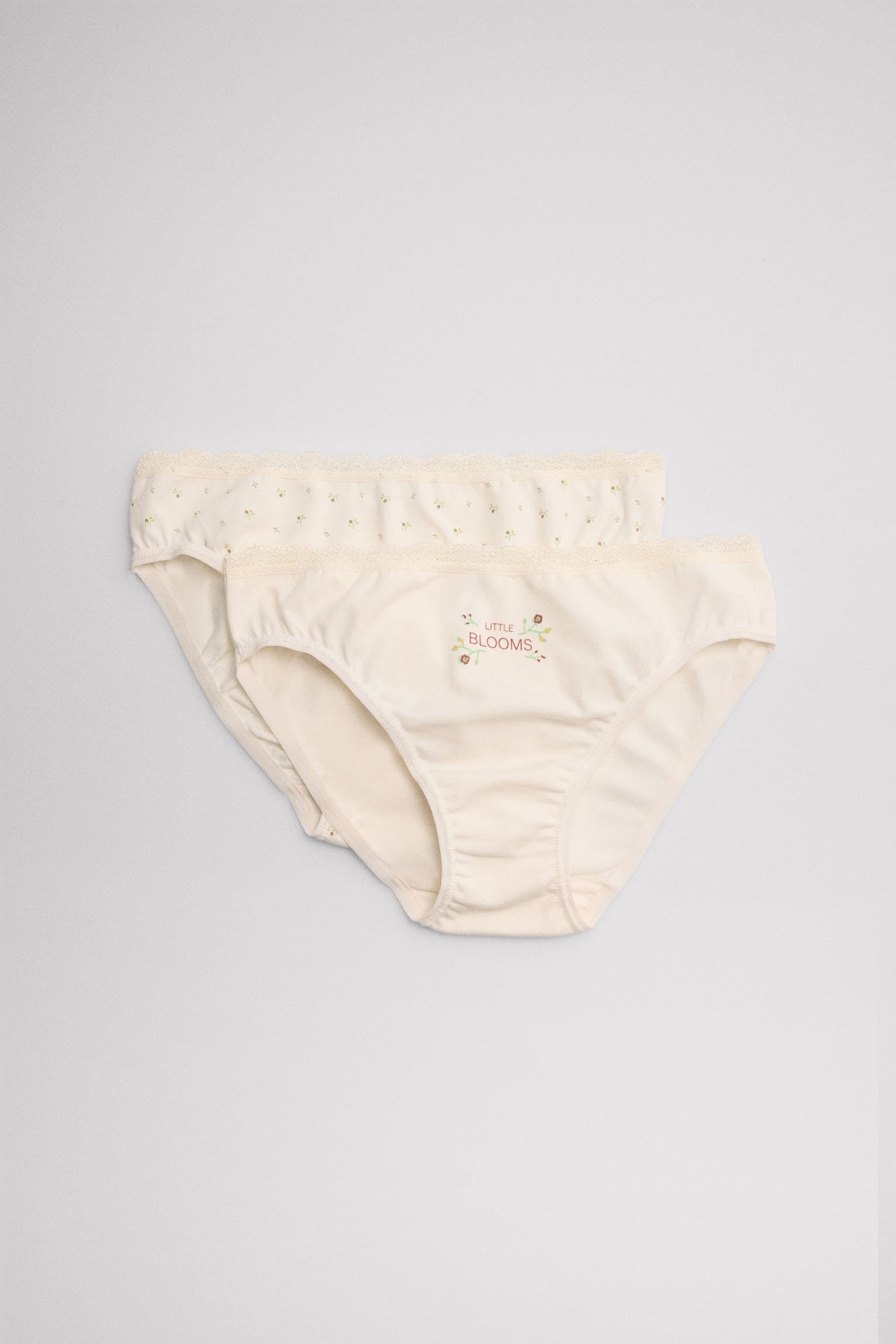 Pack de 6 bragas juveniles estampadas Little Blooms - Ysabel Mora