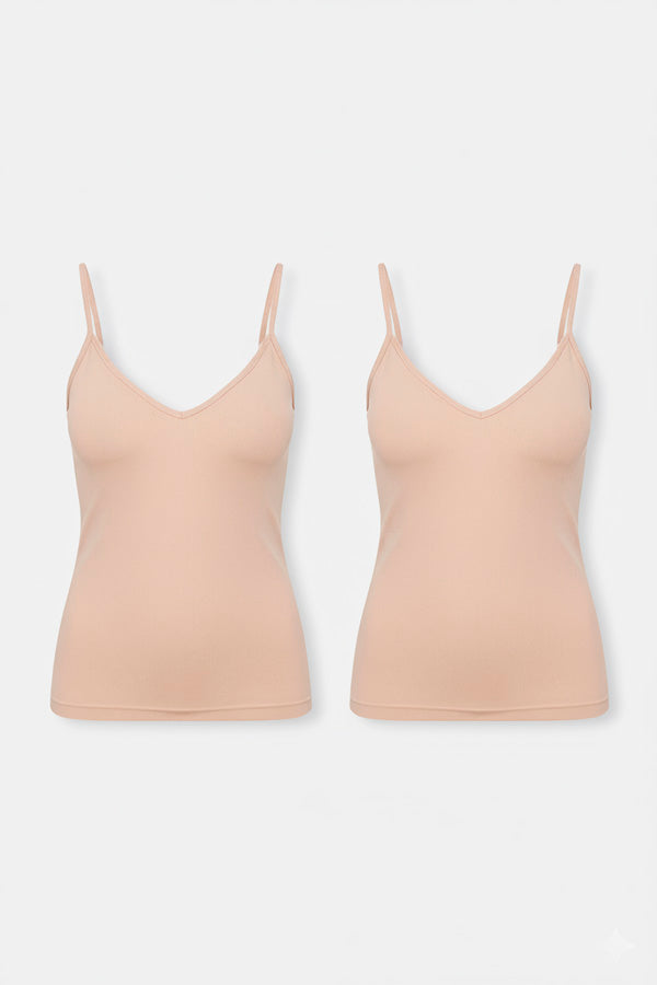 Confezione da 2 canotte nude
