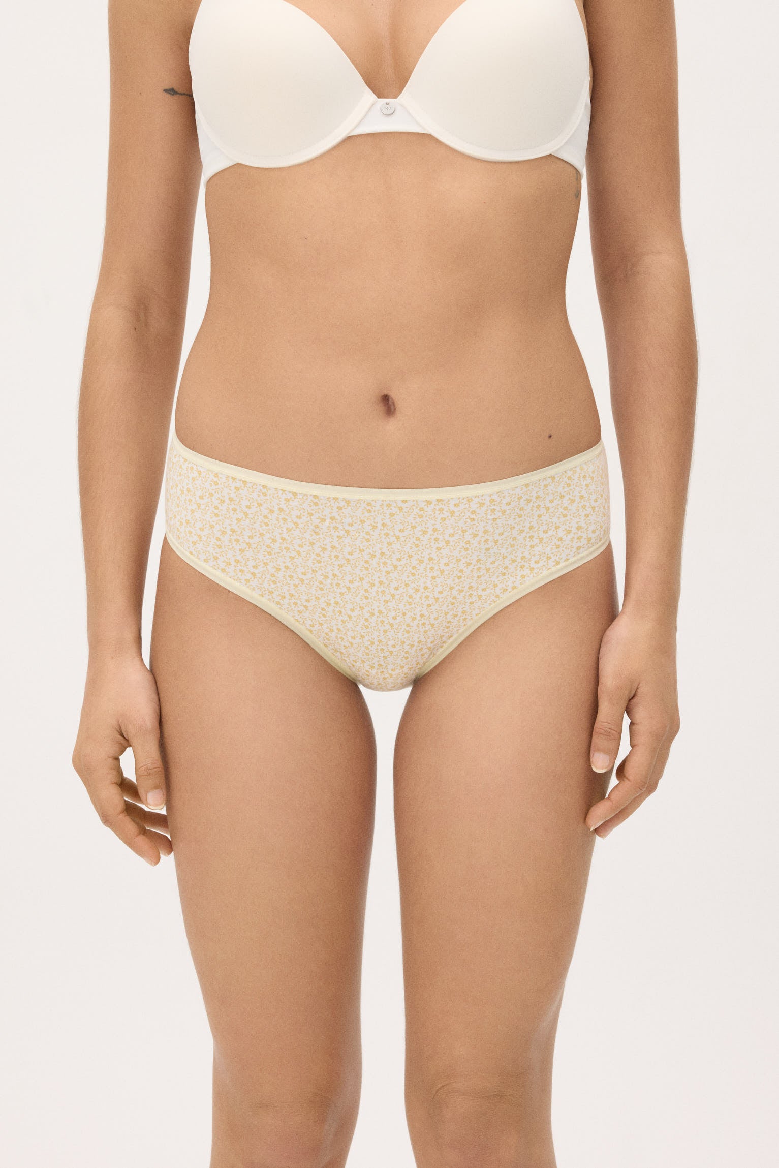 Confezione da 6 slip midi tinta unita e stampati