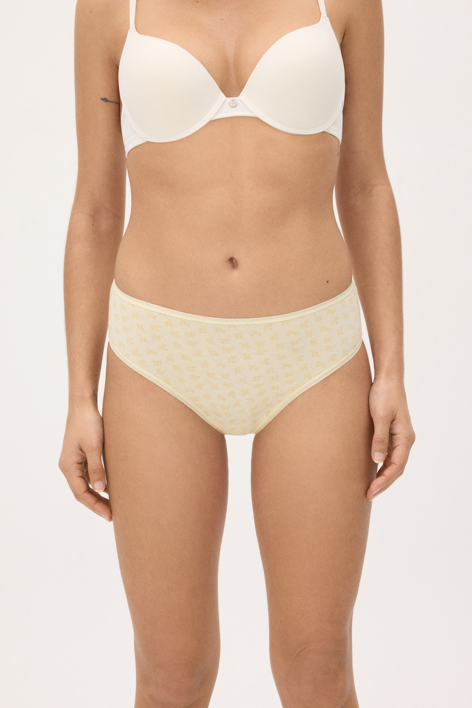 Confezione da 6 slip midi tinta unita e stampati