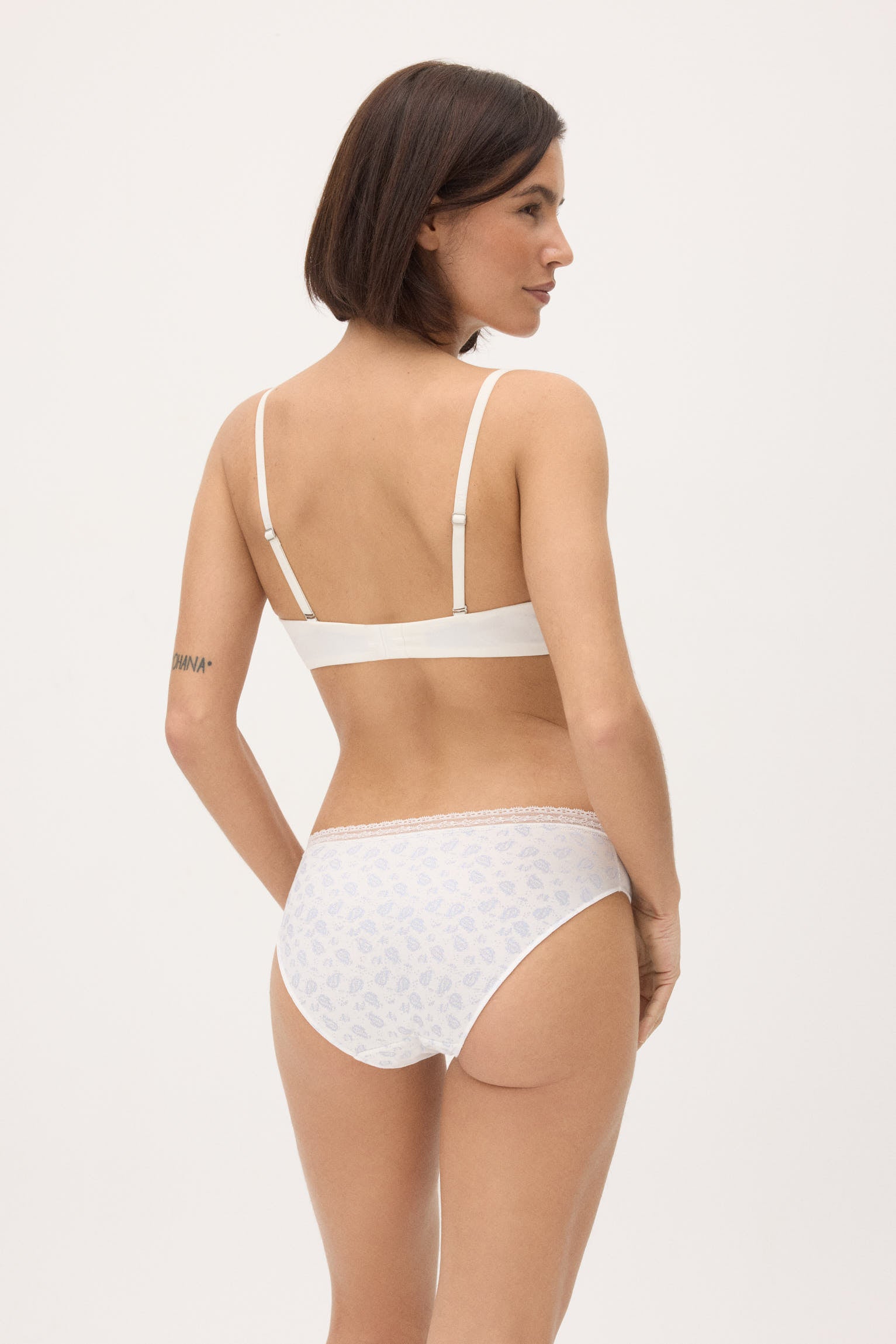 Pack de 2 bragas midi estampadas pastel tonos azules - Ysabel Mora