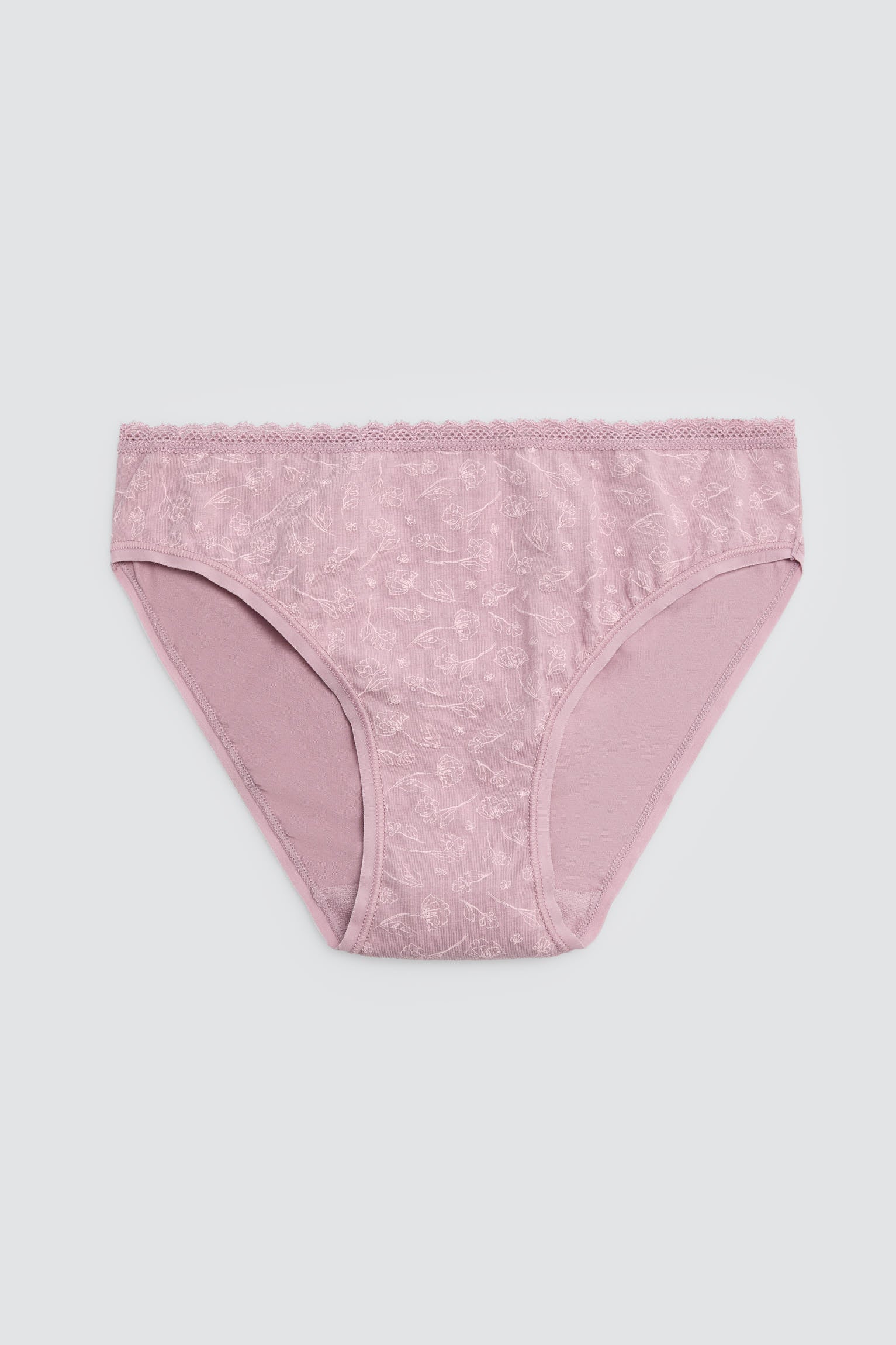 Pack de 2 bragas midi estampadas tonos rosas - Ysabel Mora