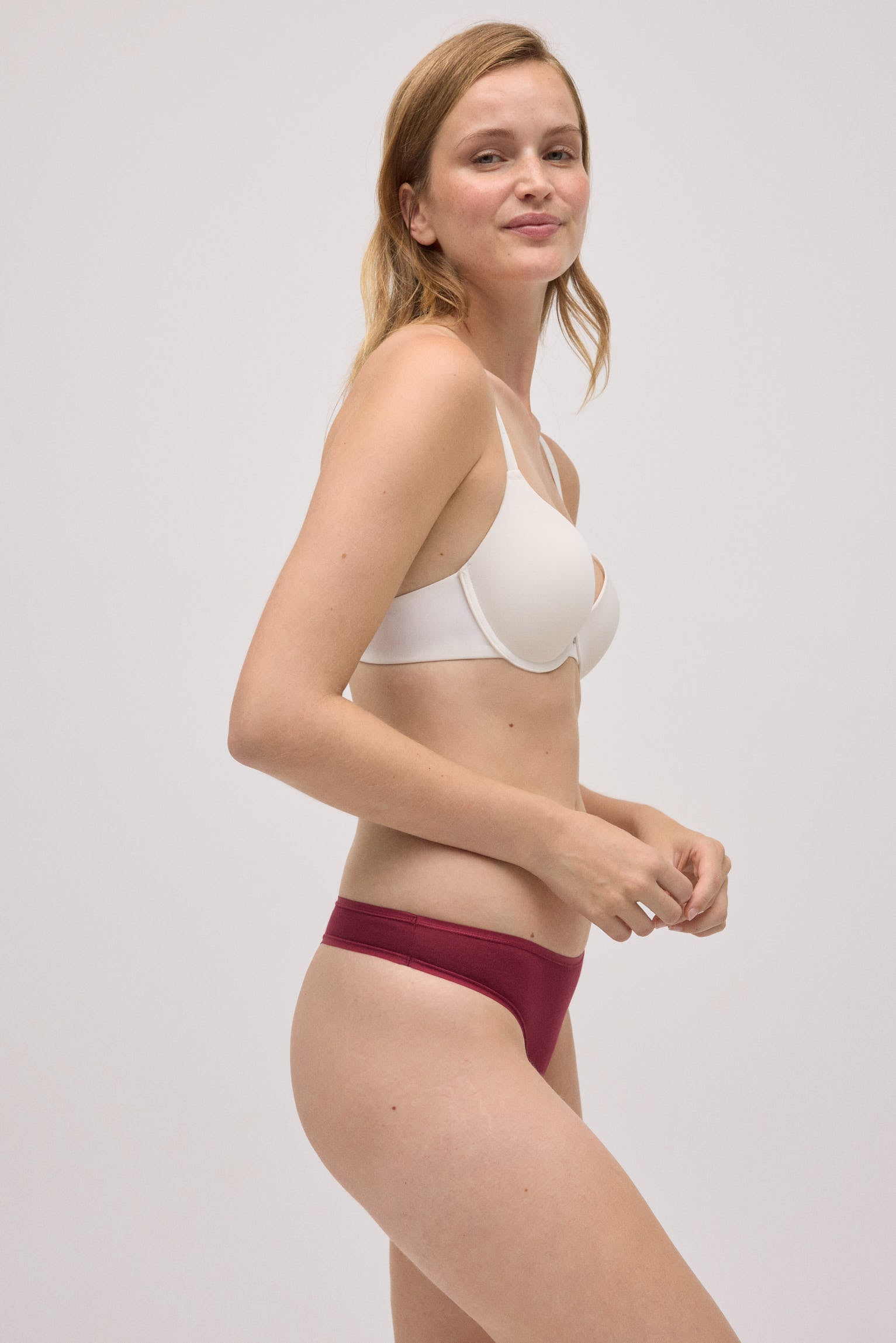Confezione da 4 slip basic in cotone