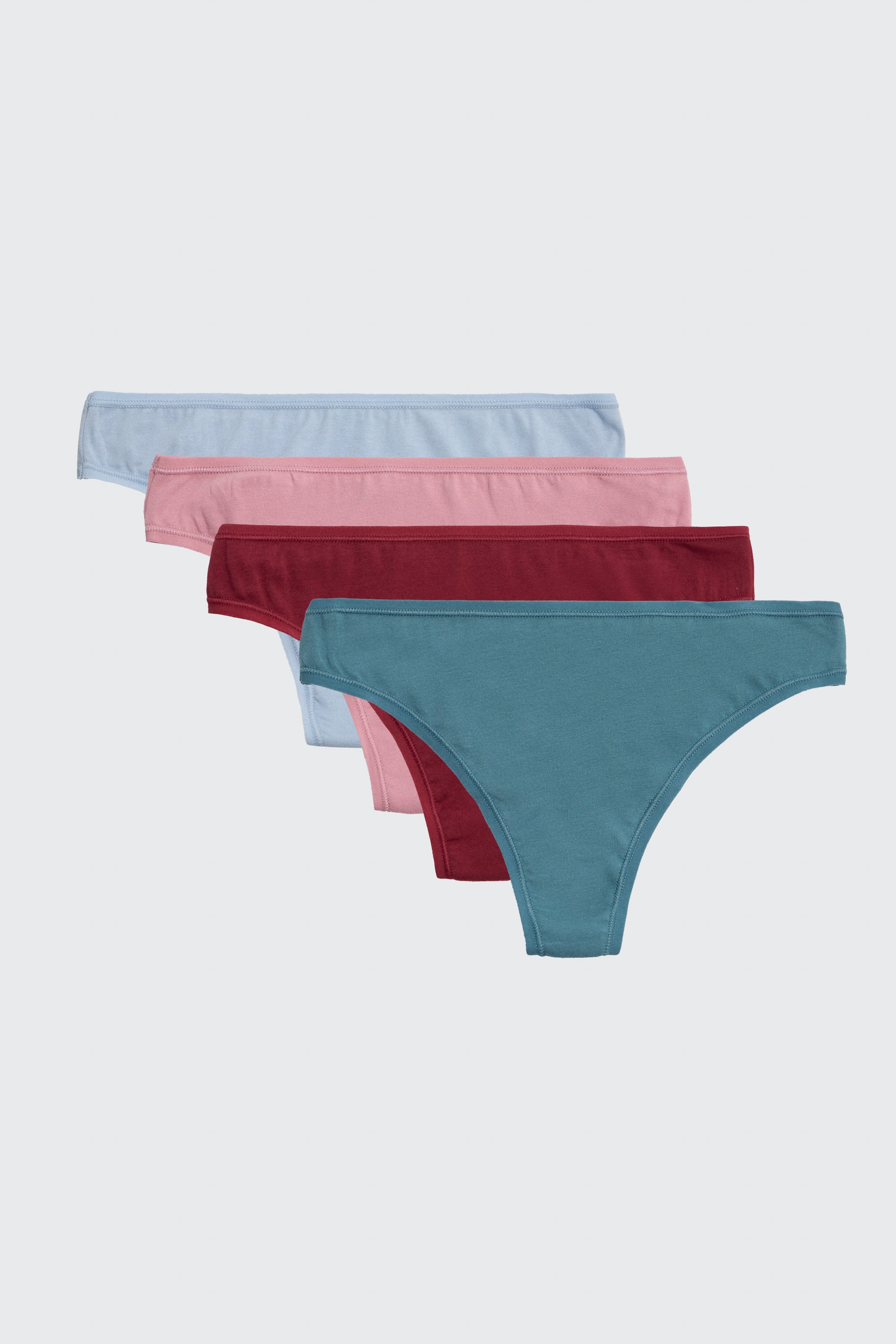 Confezione da 4 slip basic in cotone
