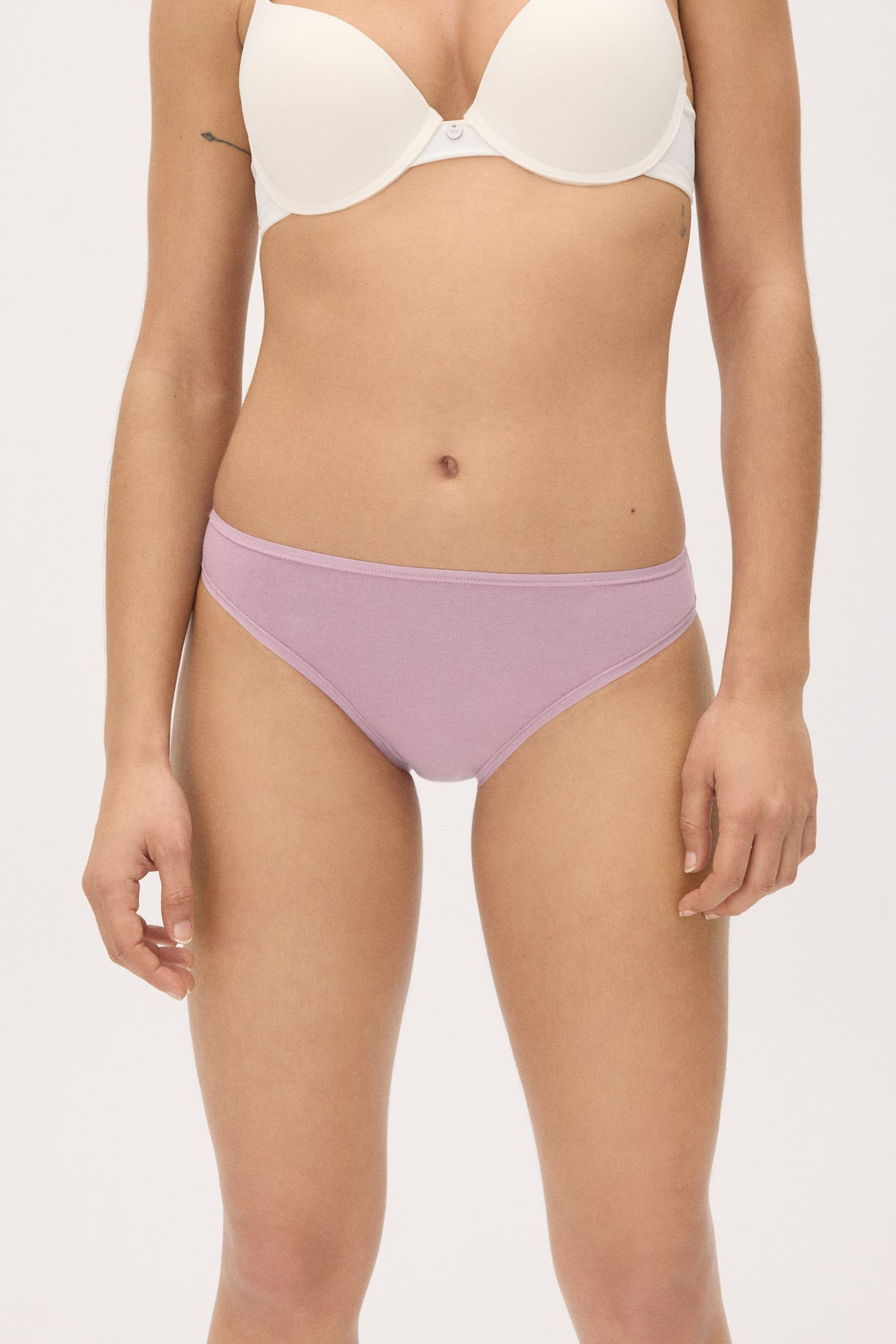 Pack de 4 slip mini básicas de algodón colores