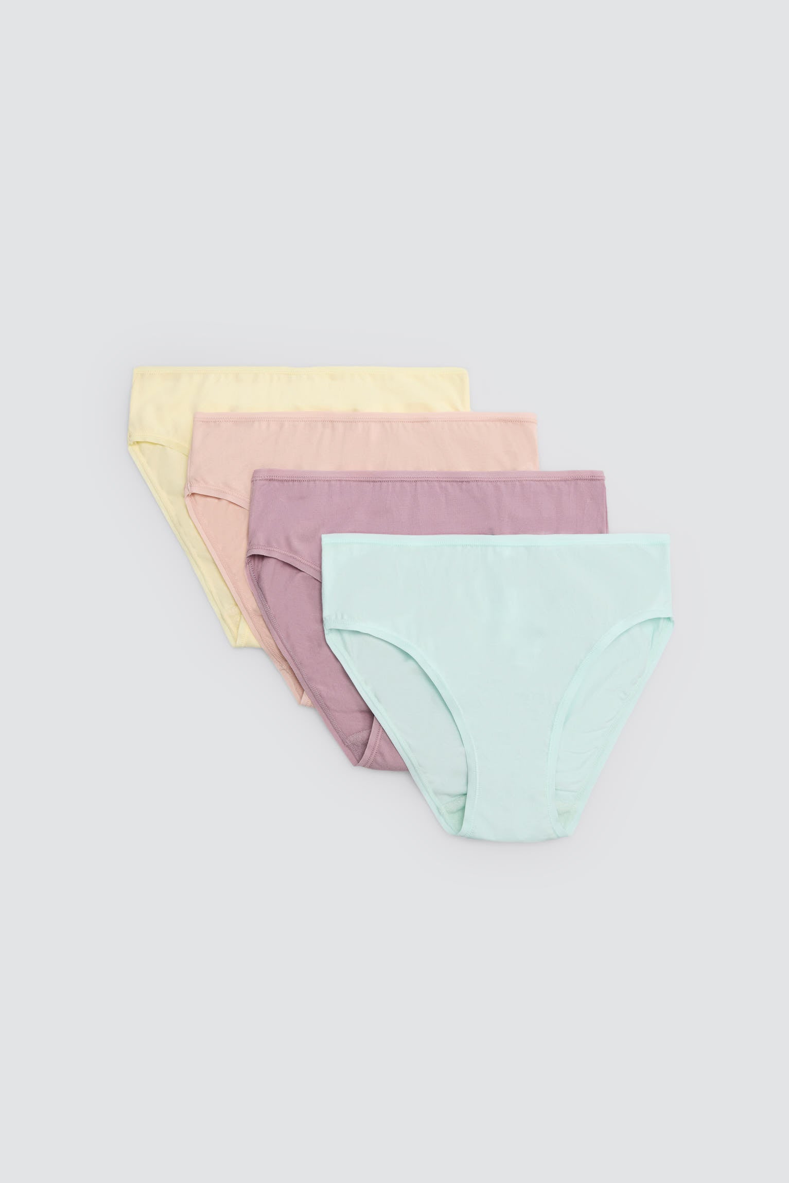 Pack de 4 bragas midi básicas colores - Ysabel Mora