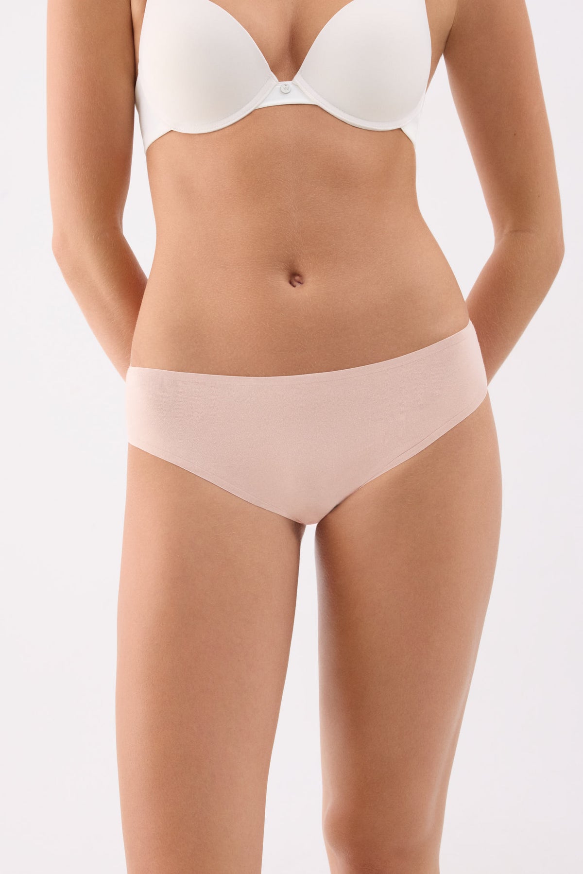 Pack de 4 slip midi básicas de algodón colores