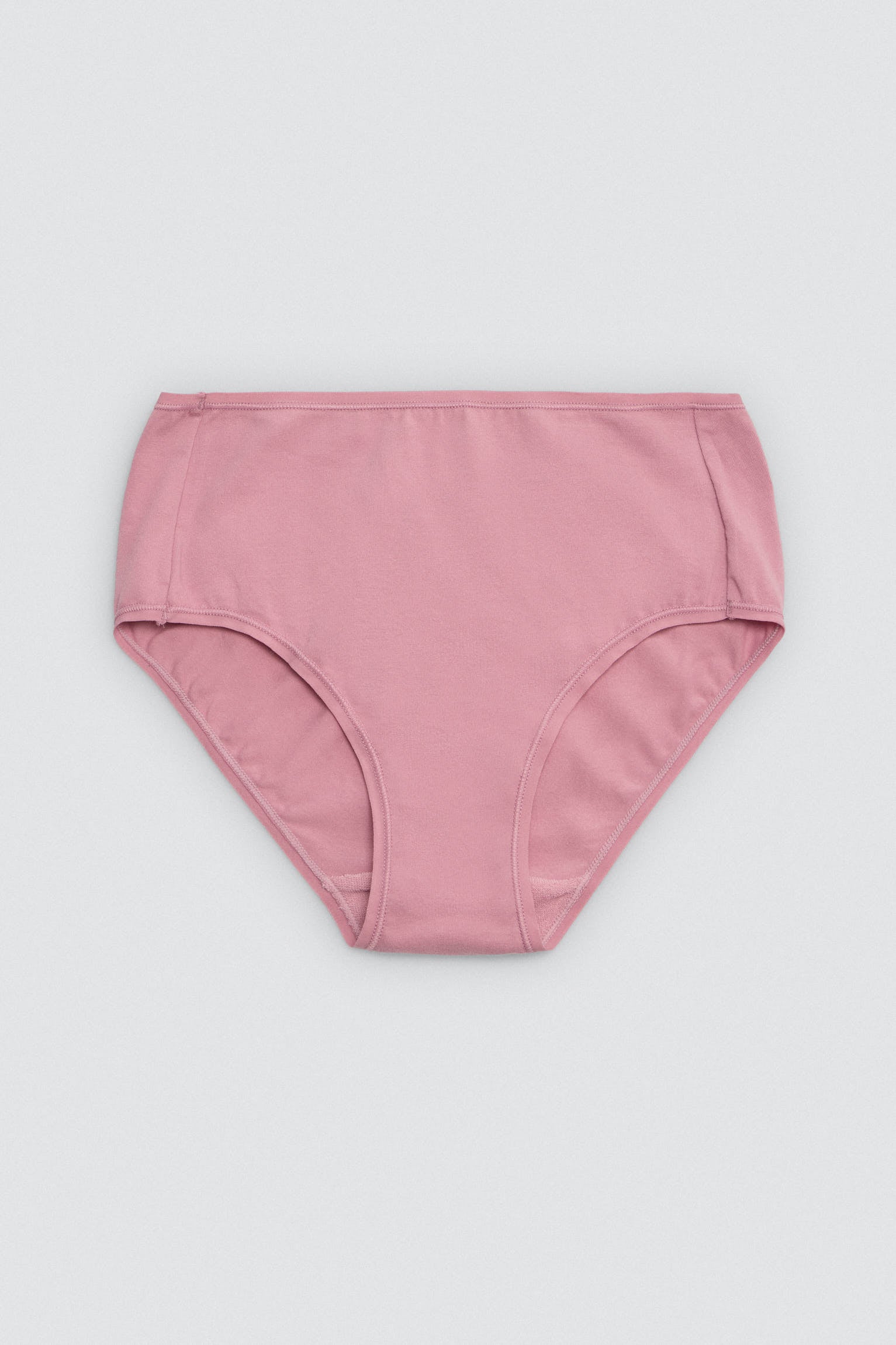 Confezione da 4 mutandine basic in cotone a vita alta