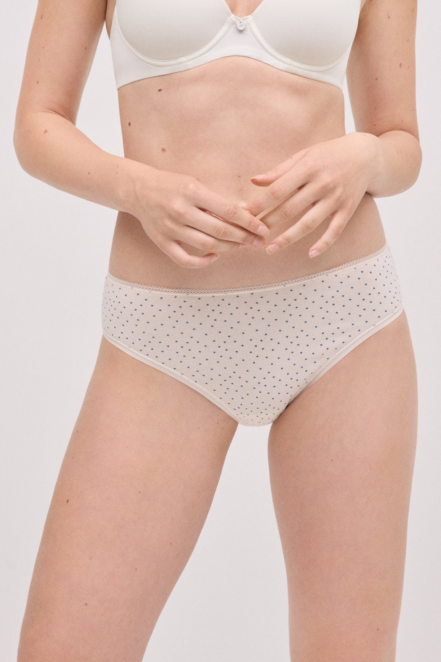 Confezione da 6 mutandine midi in cotone stampato