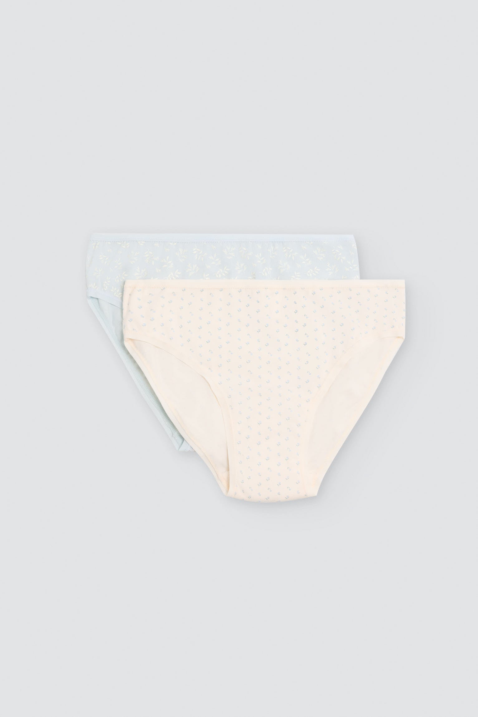 Pack de 6 slip midi de algodón estampadas