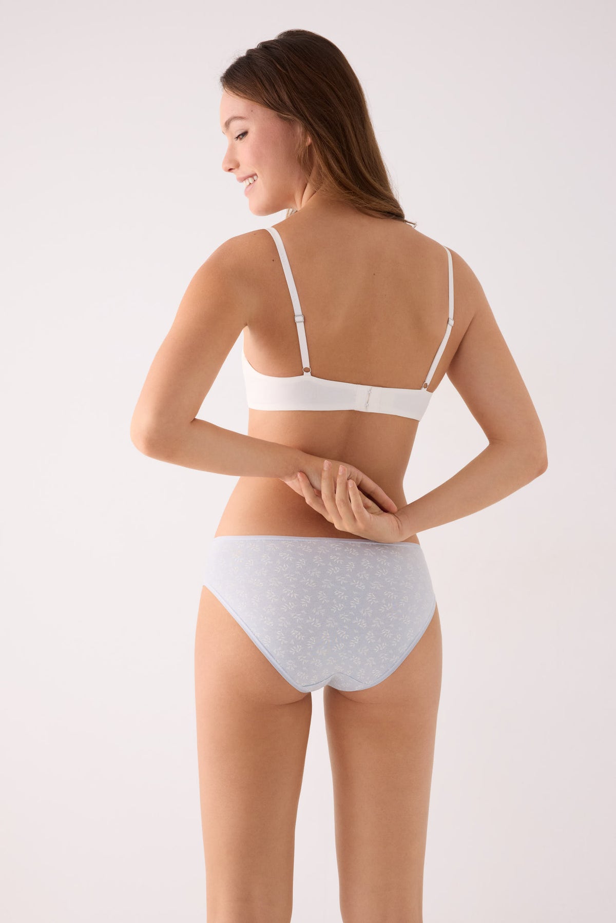 Pack de 6 slip midi de algodón estampadas