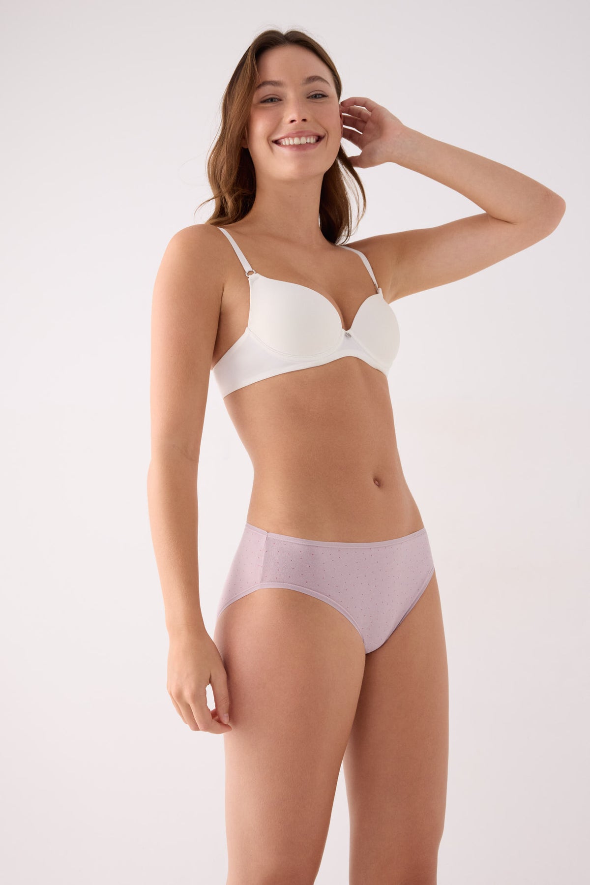 Pack de 6 slip midi de algodón estampadas