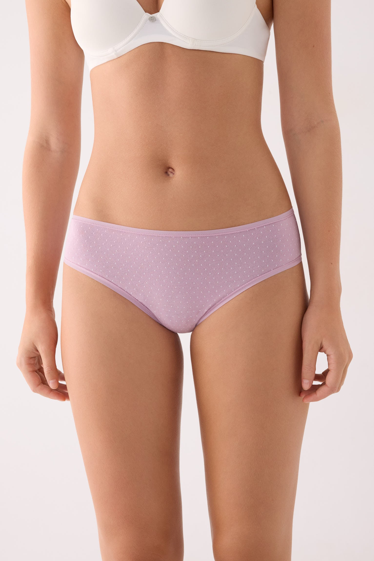 Pack de 6 slip midi de algodón estampadas