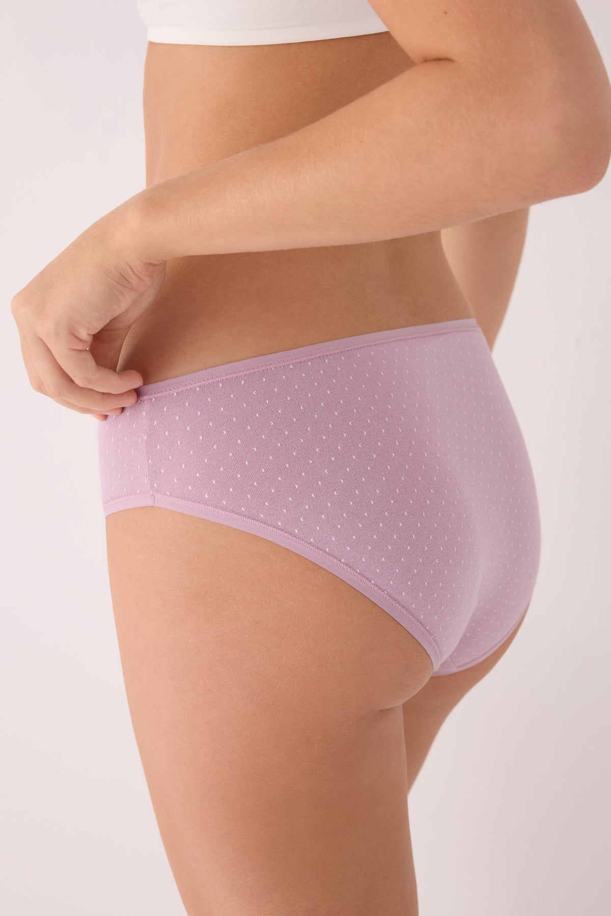 Pack de 6 slip midi de algodón estampadas