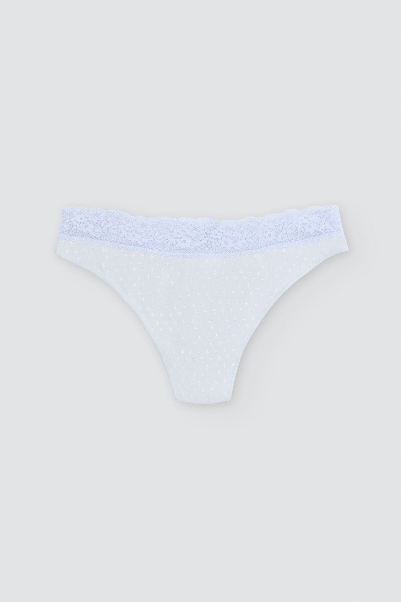 Confezione da 2 perizomi stampati in cotone, blu
