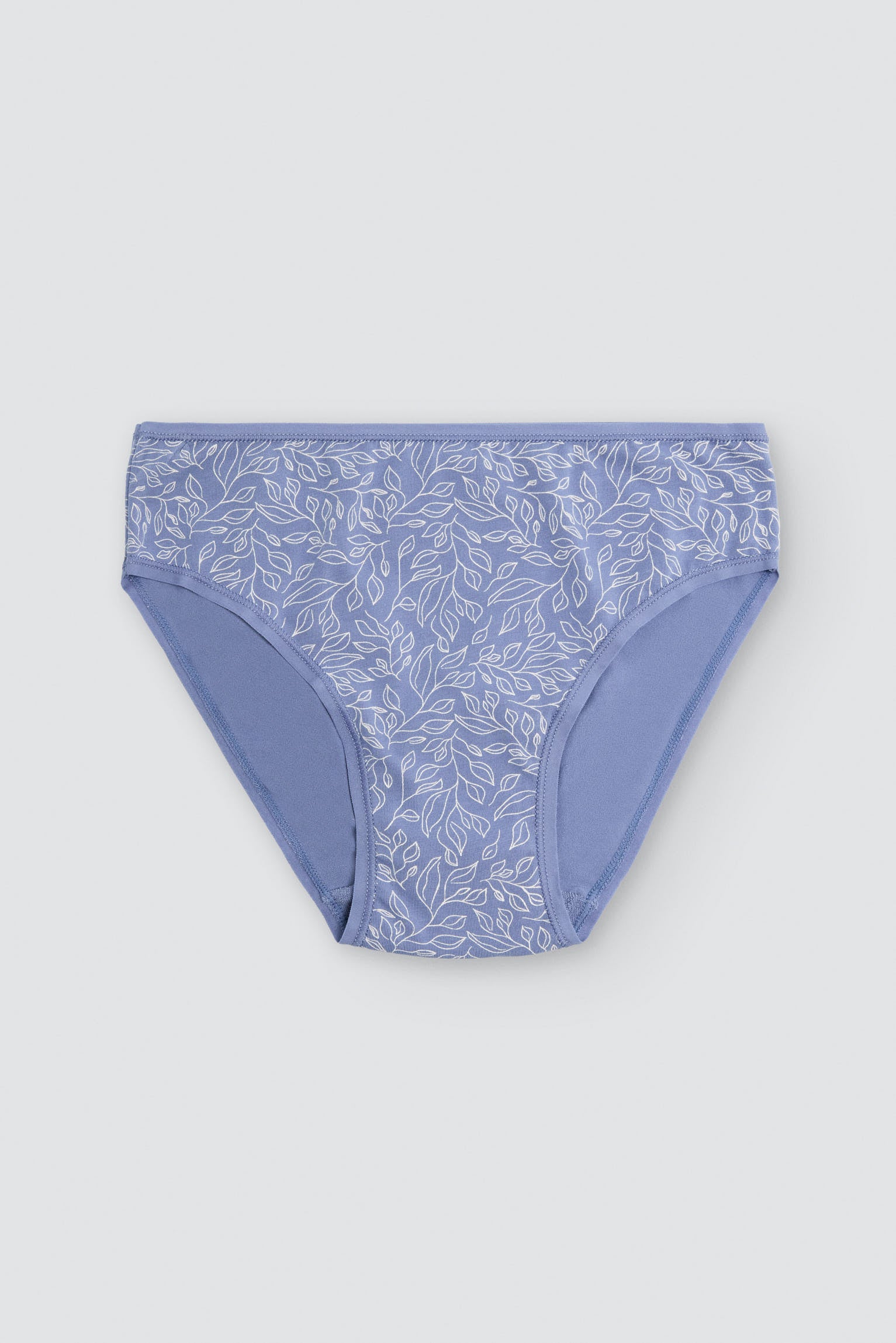 Confezione da 2 slip midi stampati in cotone, multicolore